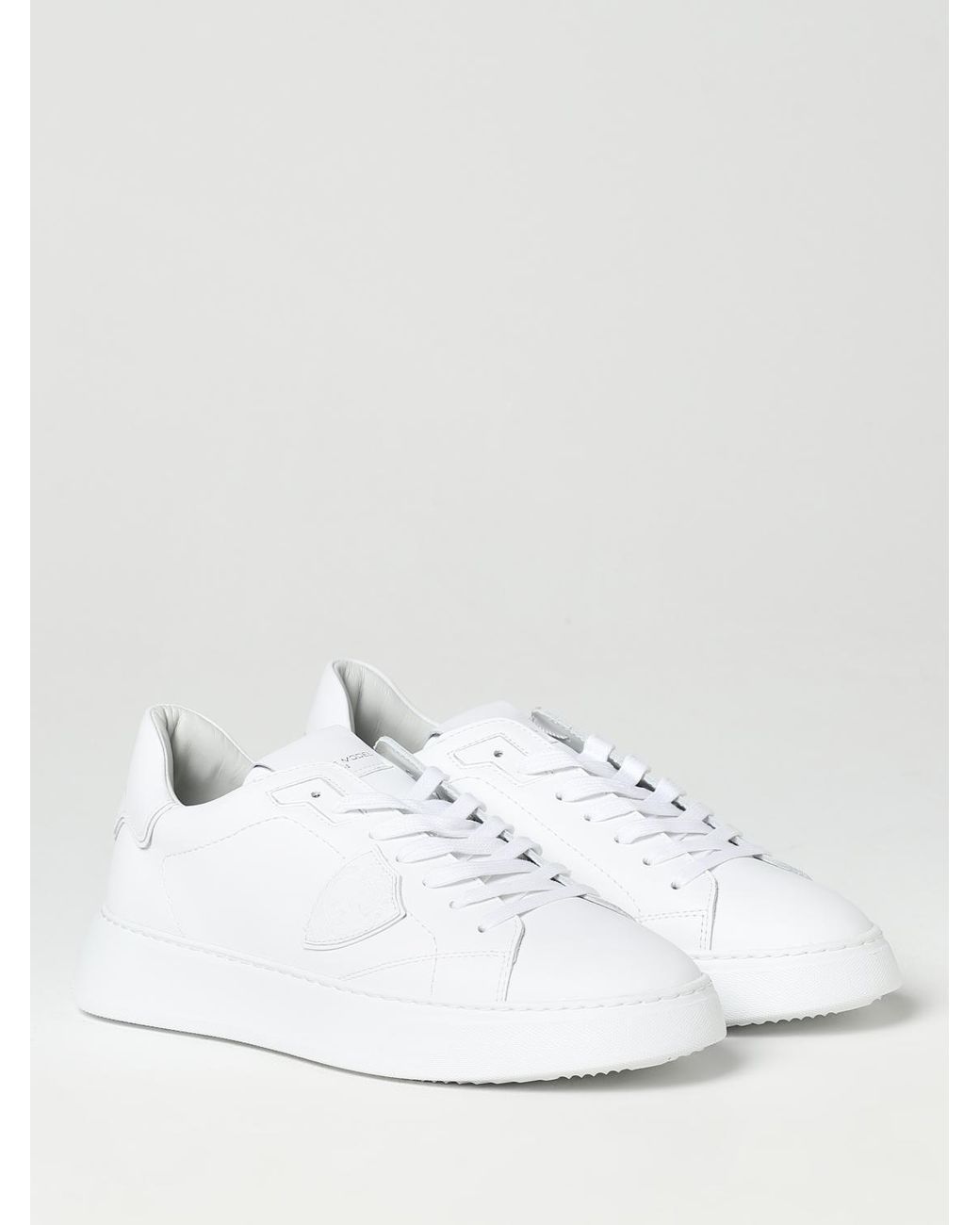 Philippe Model White Trainers for men