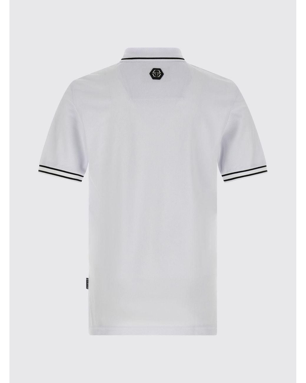 Philipp Plein White Polo Shirt for men