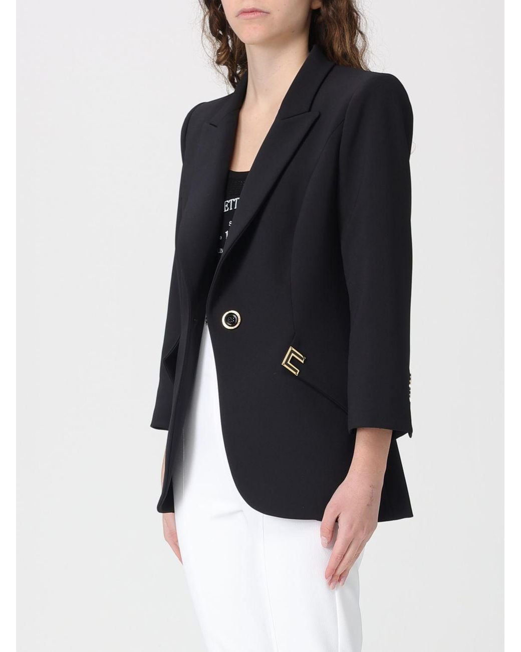 Elisabetta Franchi Blue Blazer