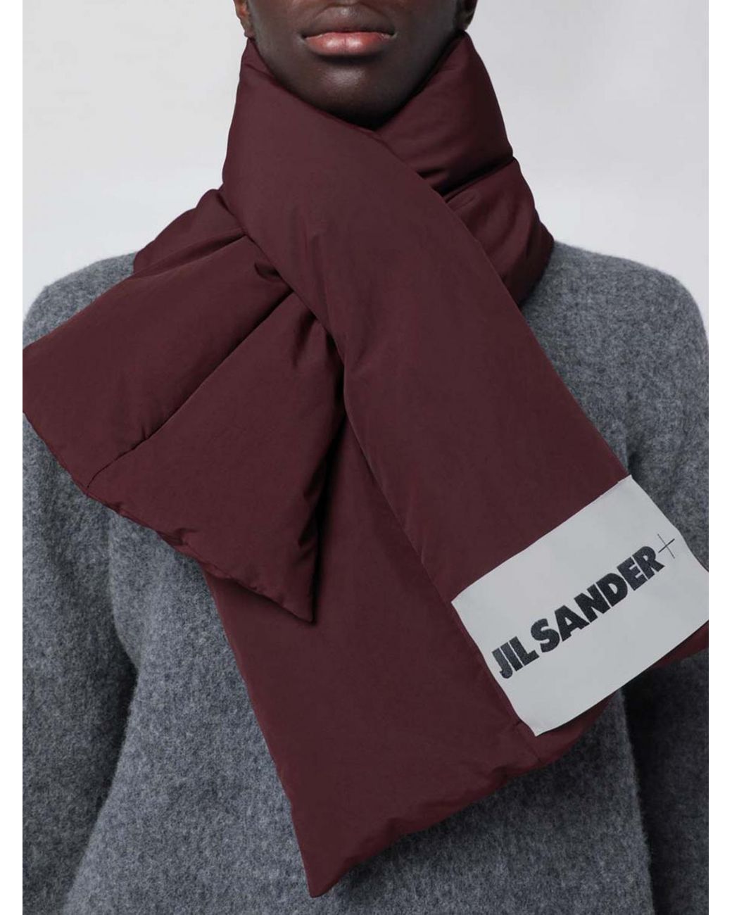 Jil Sander Purple Scarf for men