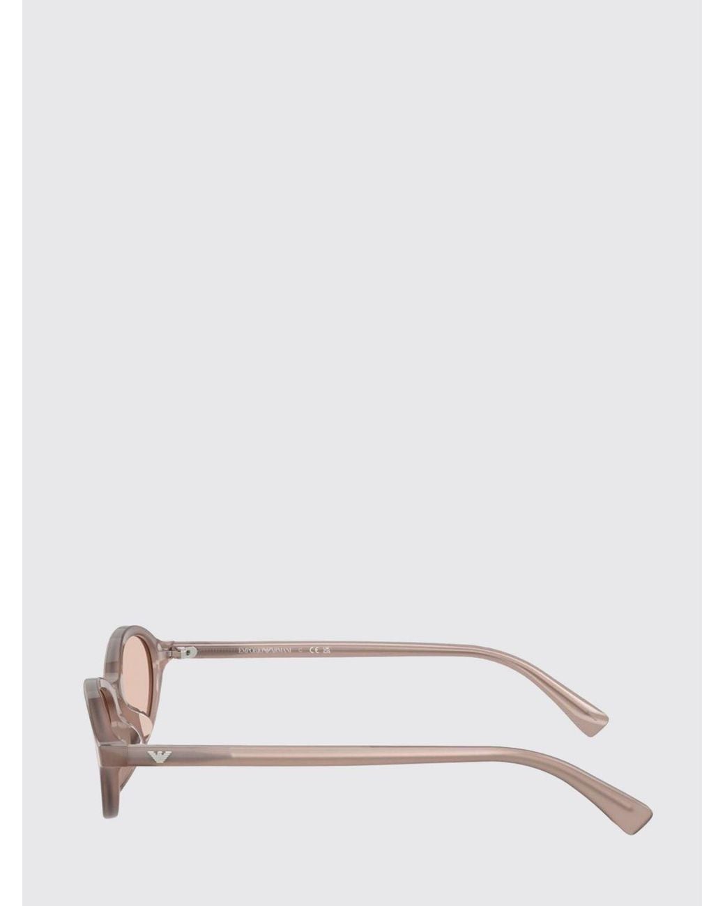 Emporio Armani Pink Two-Tone Acetate Cat-Eye Sunglasses