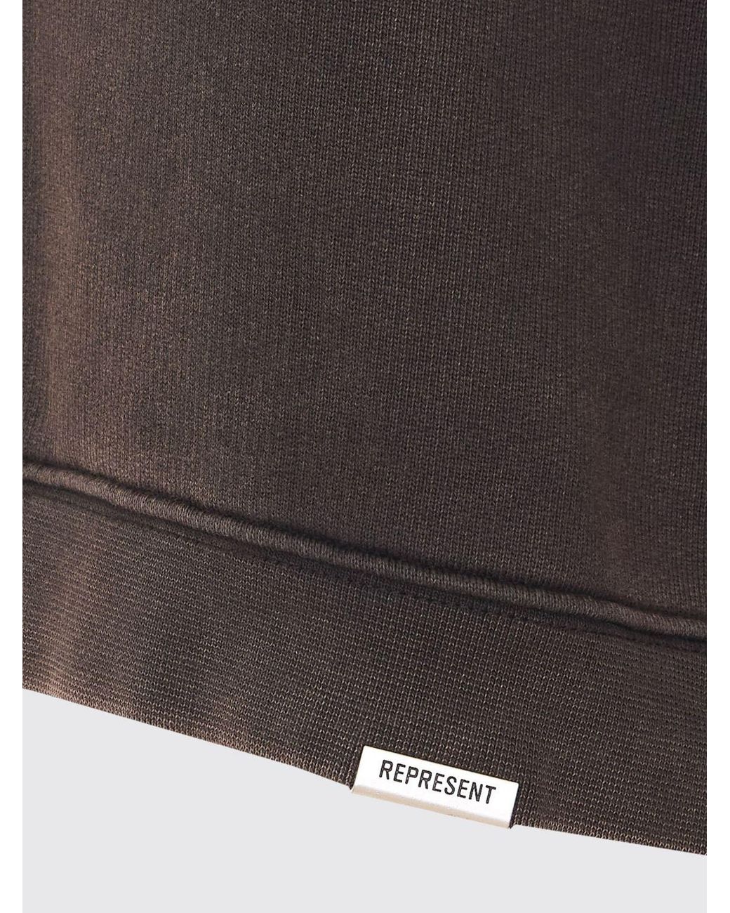Represent Gray Crewneck Sweatshirt for men