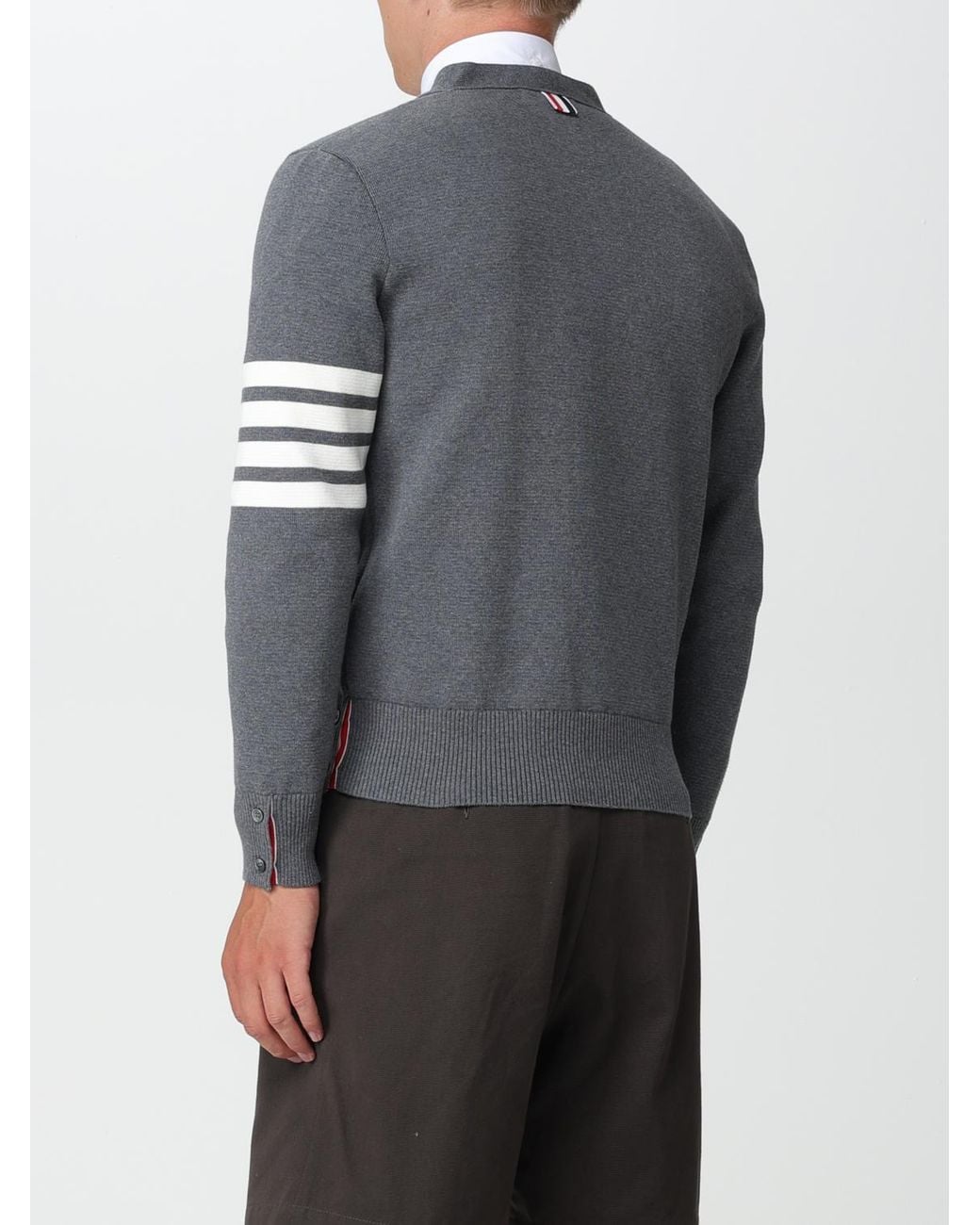 Thom Browne Gray Cardigan for men