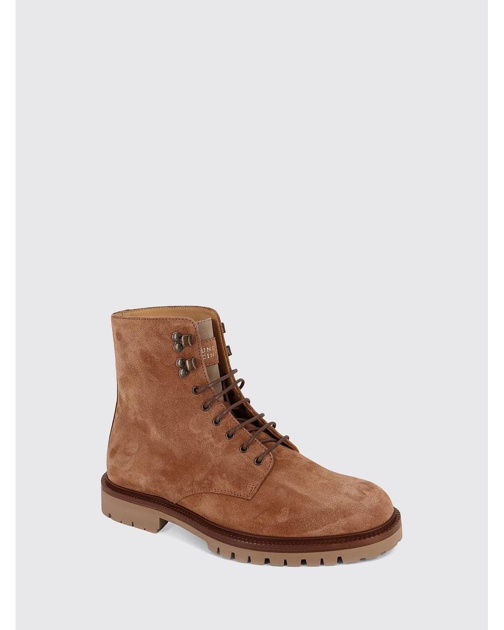 Brunello Cucinelli Brown Boot for men