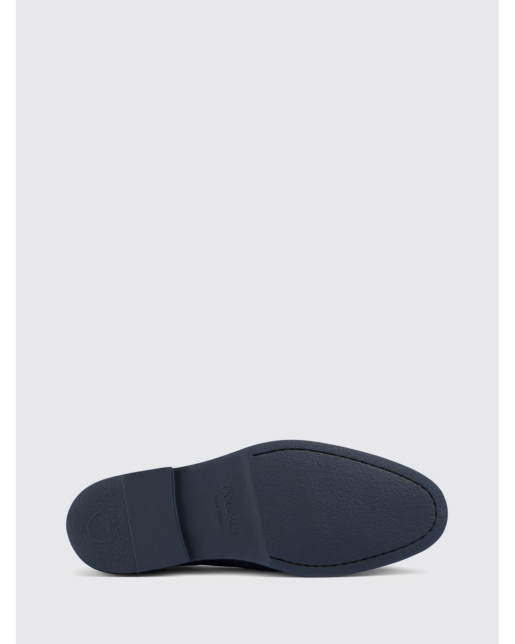 Doucal's Blue Suede Loafers for men