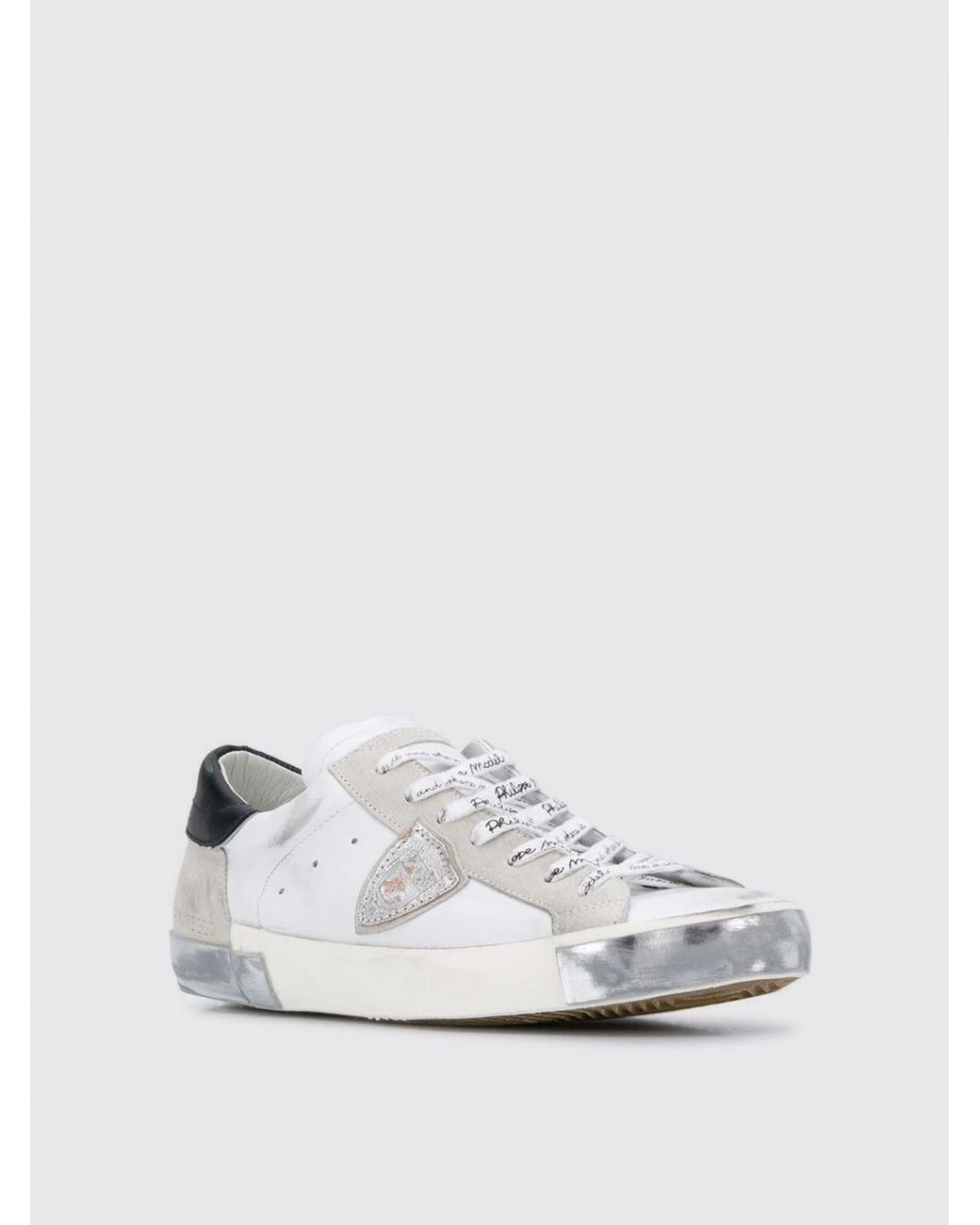 Philippe Model White Sneakers for men