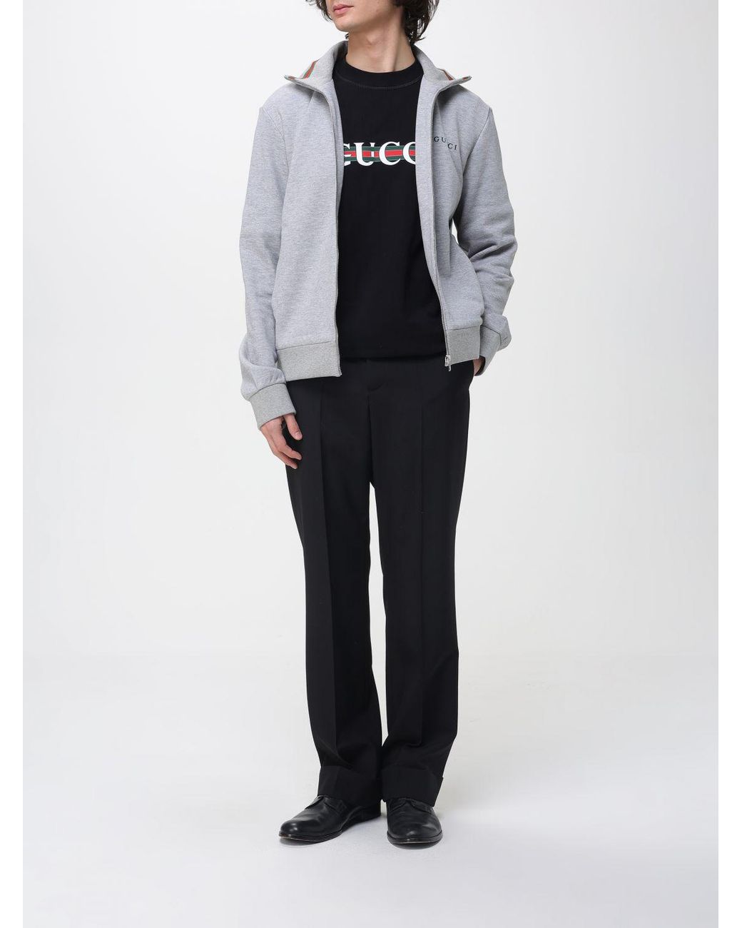 Gucci Gray Sweatshirt for men