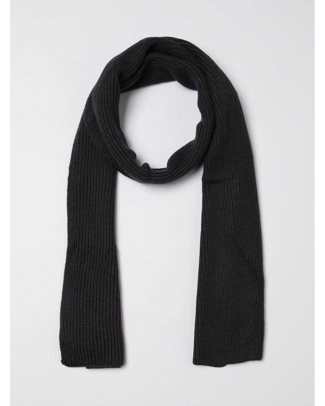 EA7 Black Scarf for men