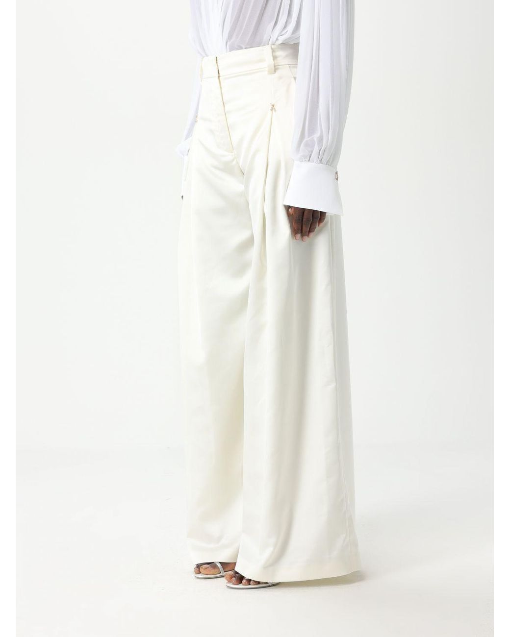 Genny White Trousers