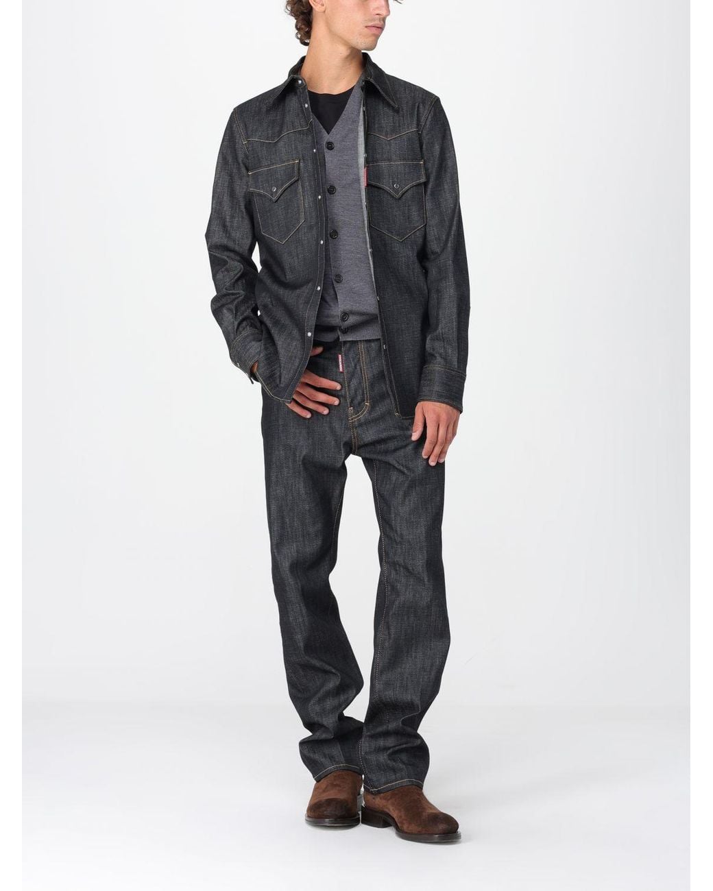 DSquared² Blue Trousers for men