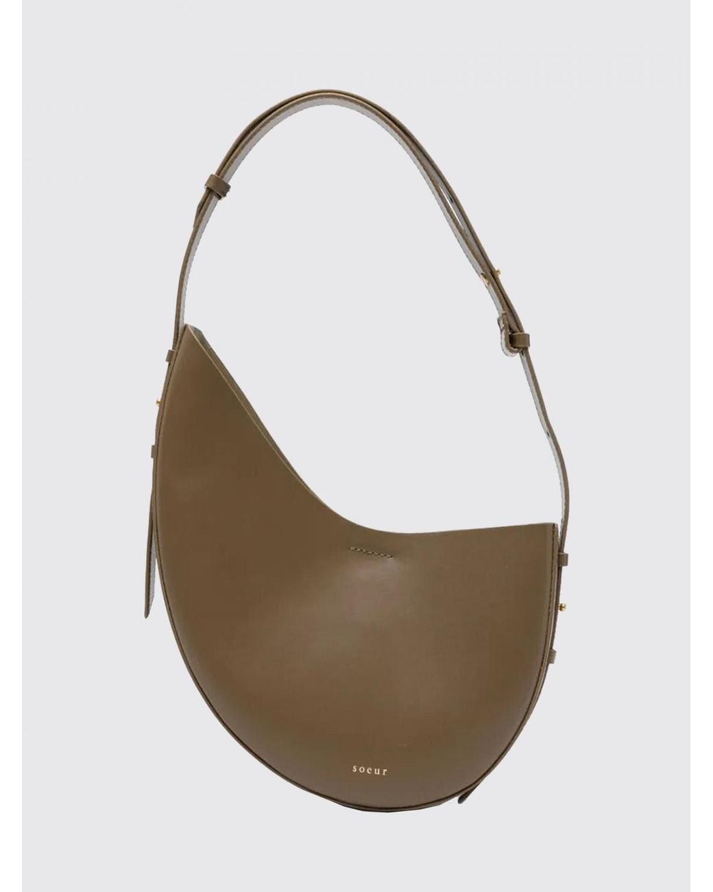 Soeur White Wino Leather Bag