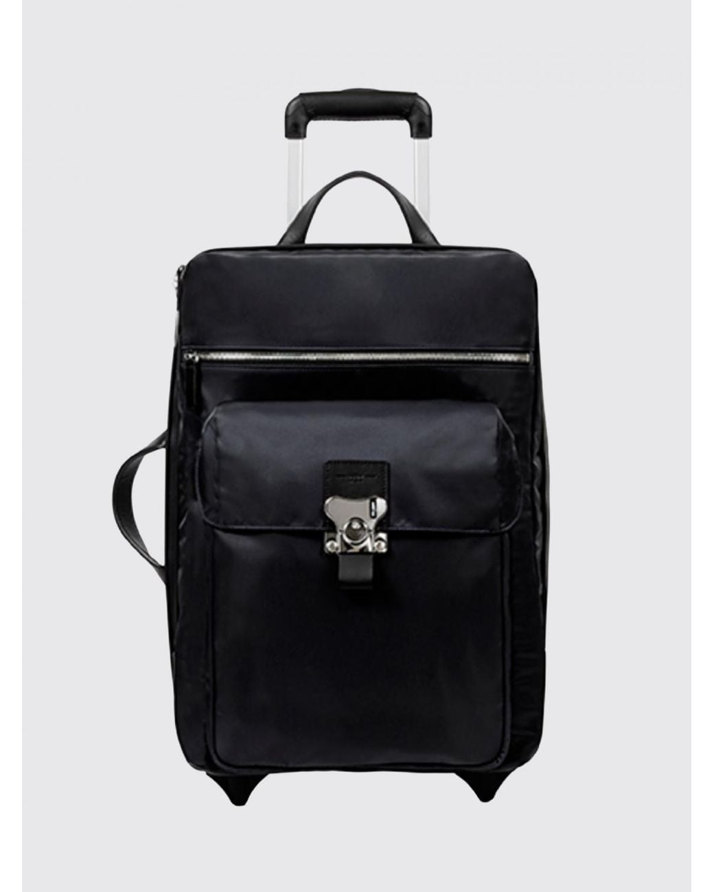 Fpm Milano Black Butterfly Duffle On Wheels for men