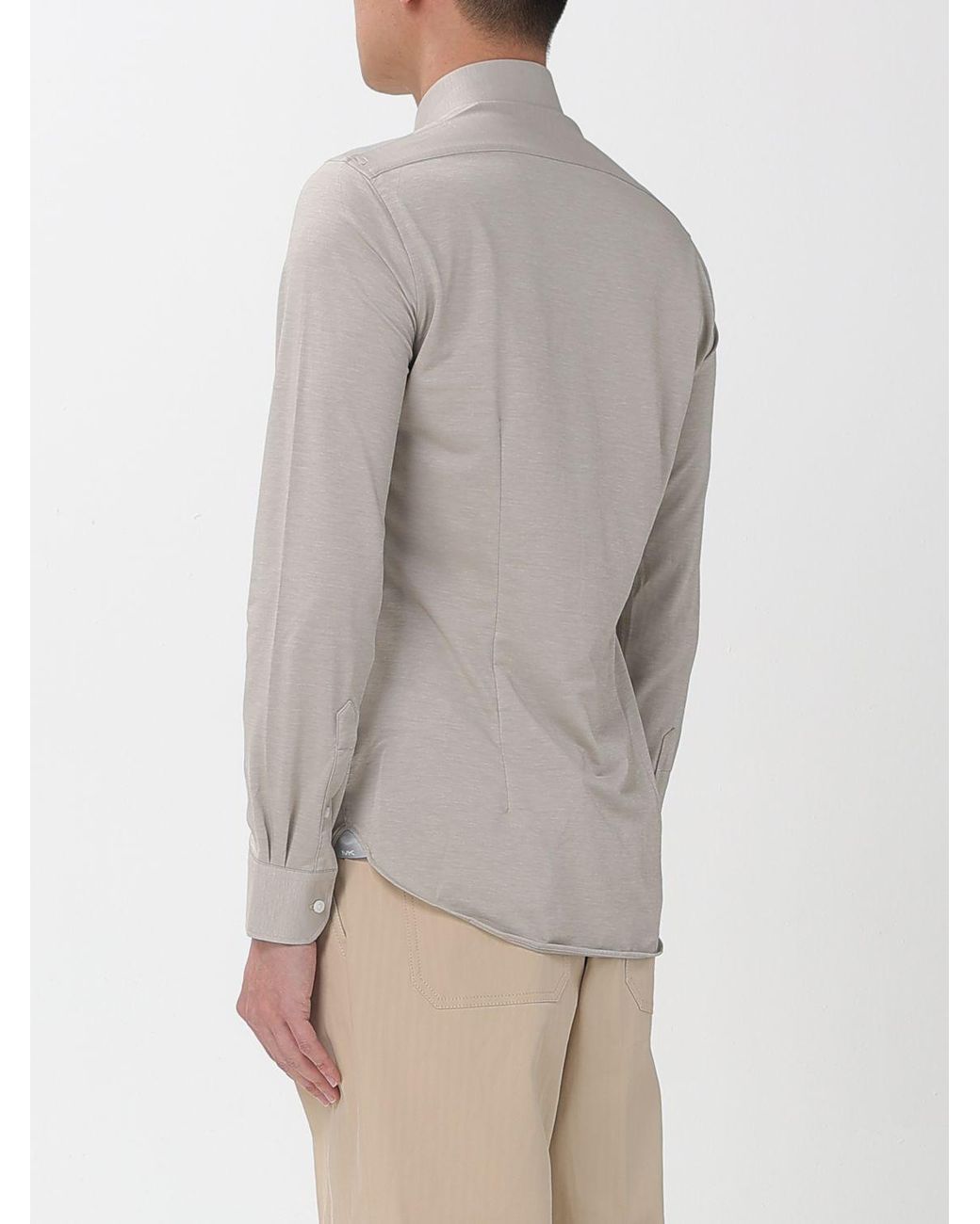 Michael Kors Gray Cotton Blend Shirt for men
