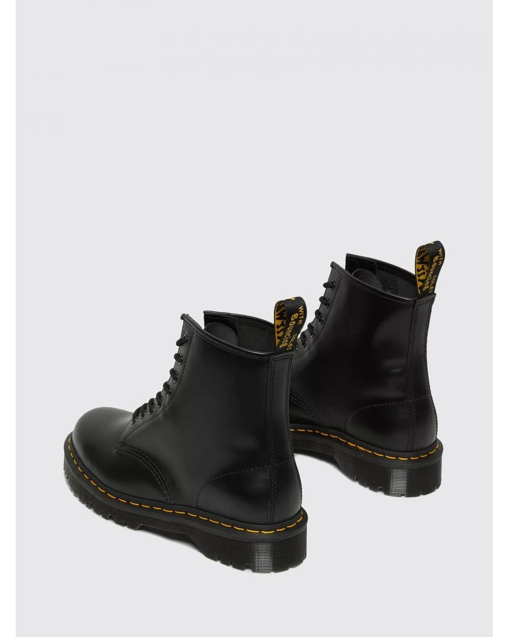 Dr. Martens Black Bex 1460 Smooth Leather Combat Boots With Bex Lug Sole For for men