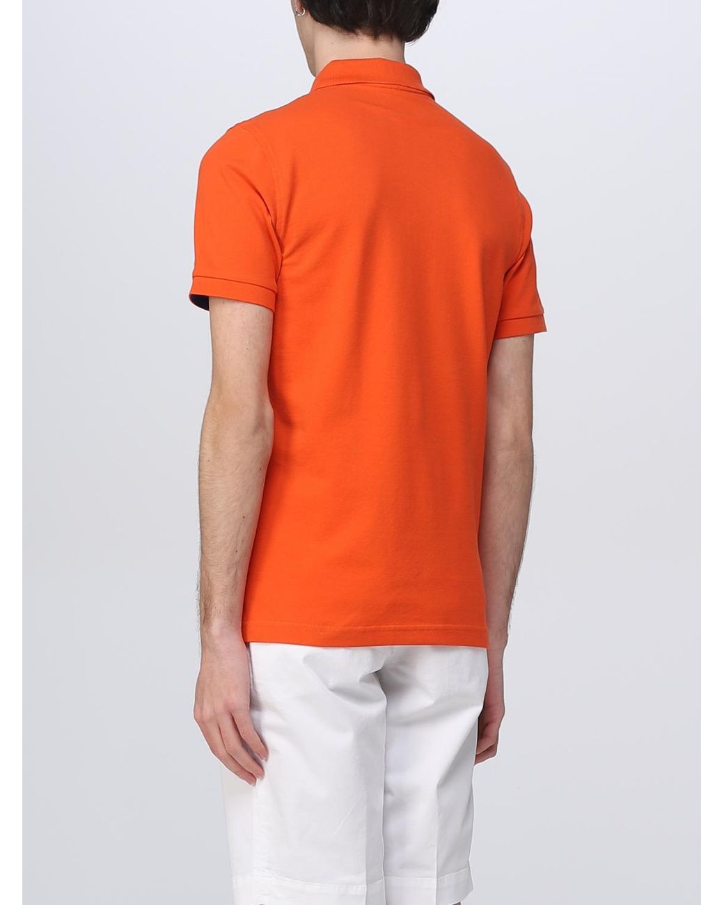 Fay Orange Polo Shirt for men