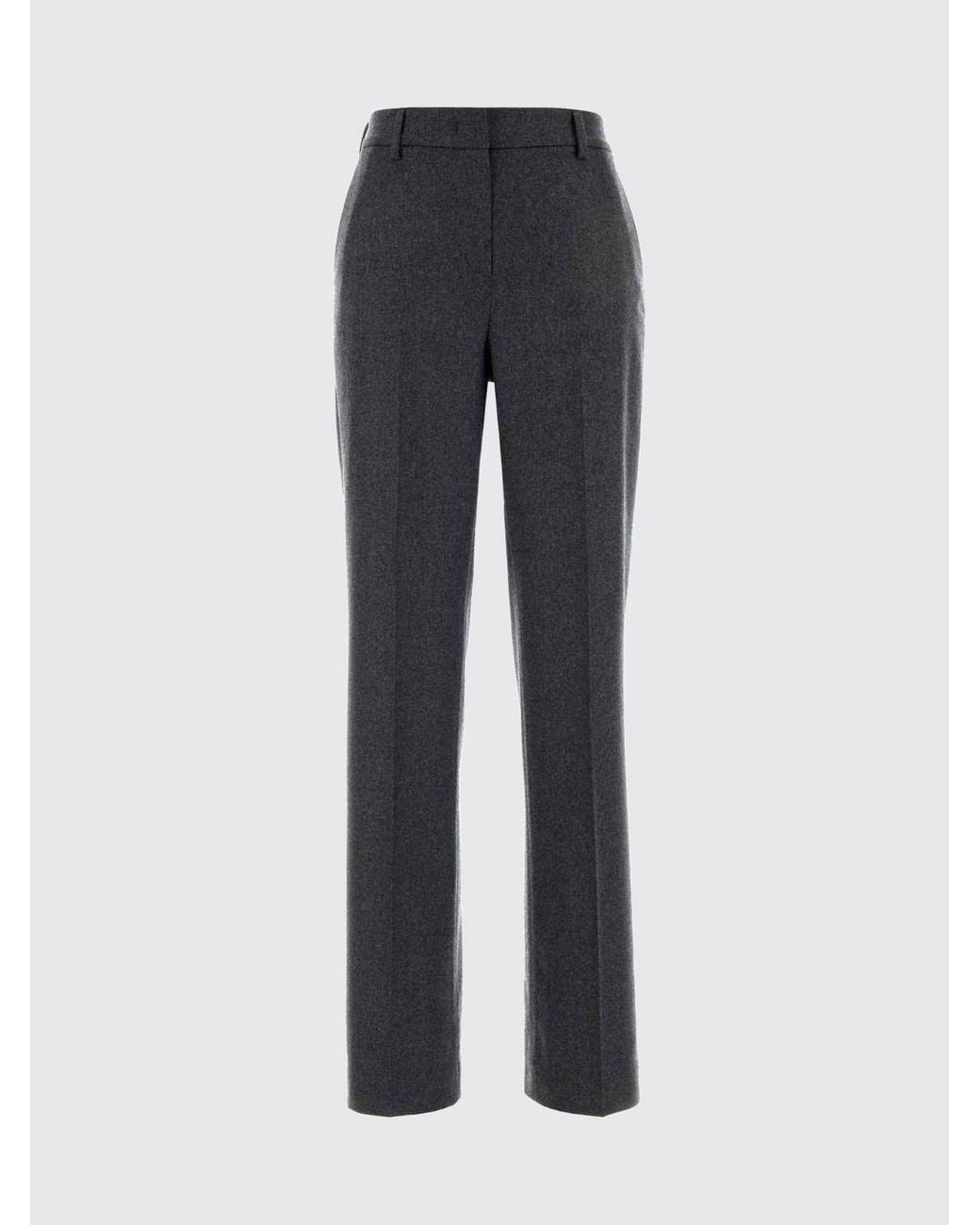 PT Torino Blue Mid-Rise Skinny Tailored Trousers