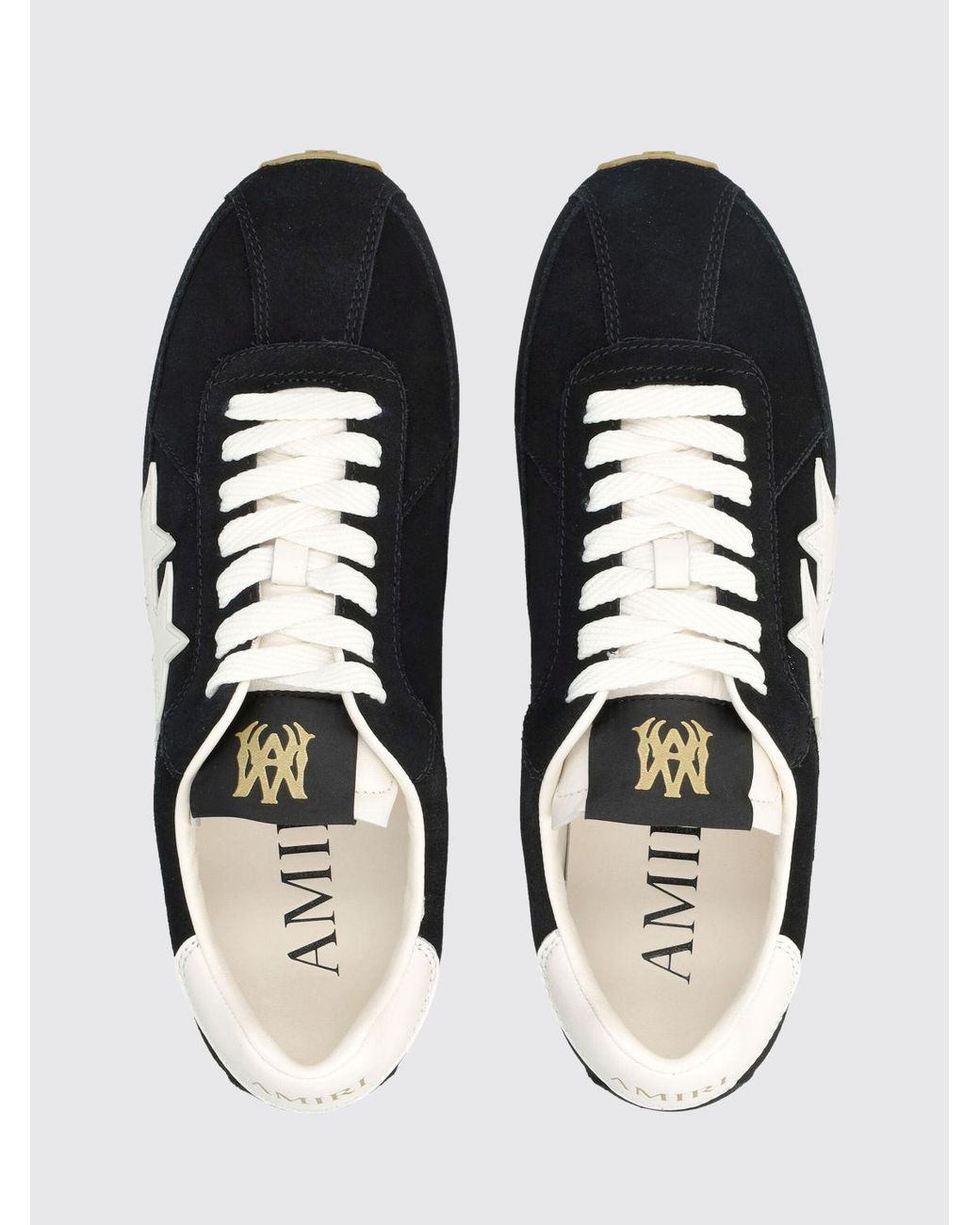 Amiri White Pacific Suede Sneakers for men