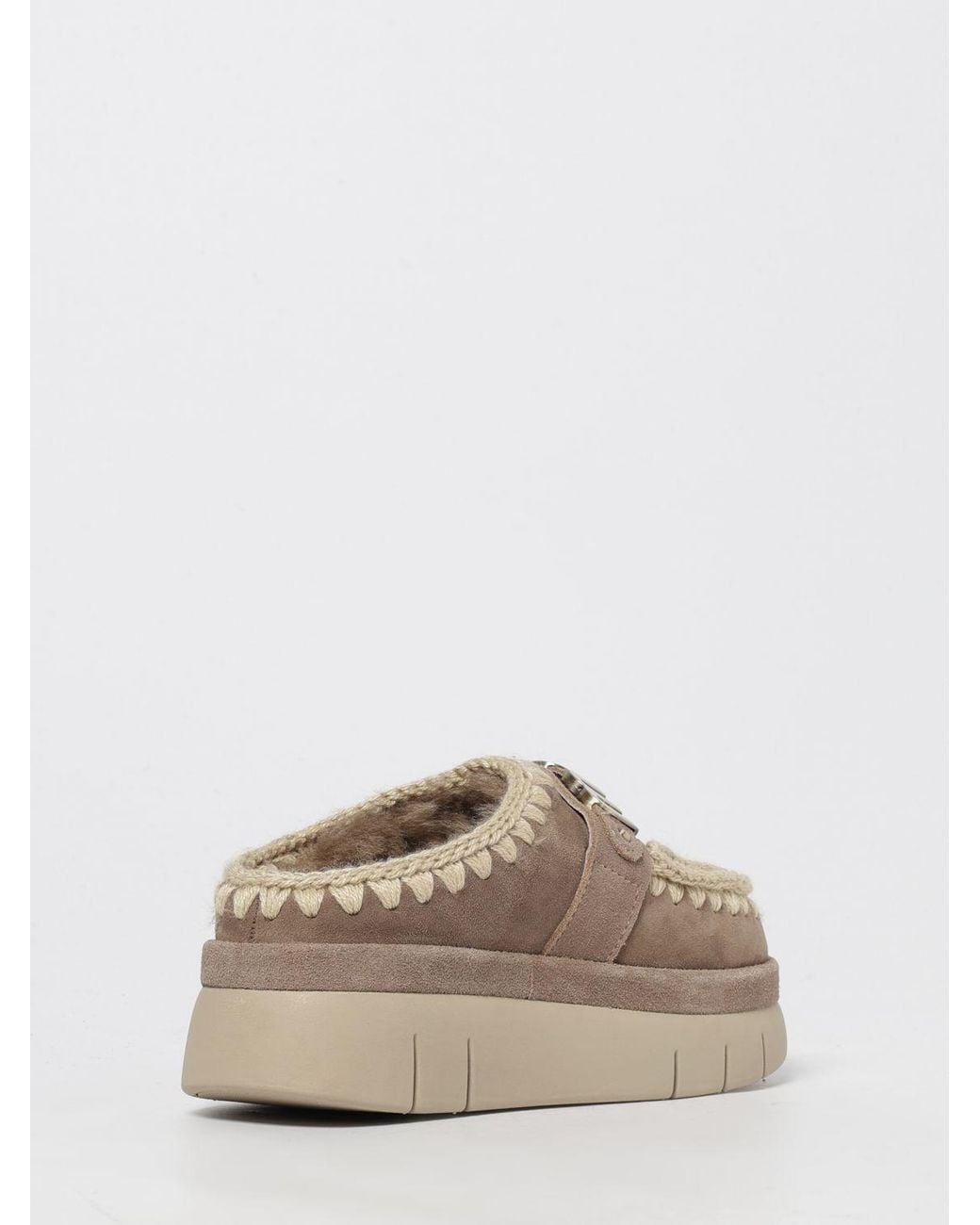 Mou Gray Wedge Shoes