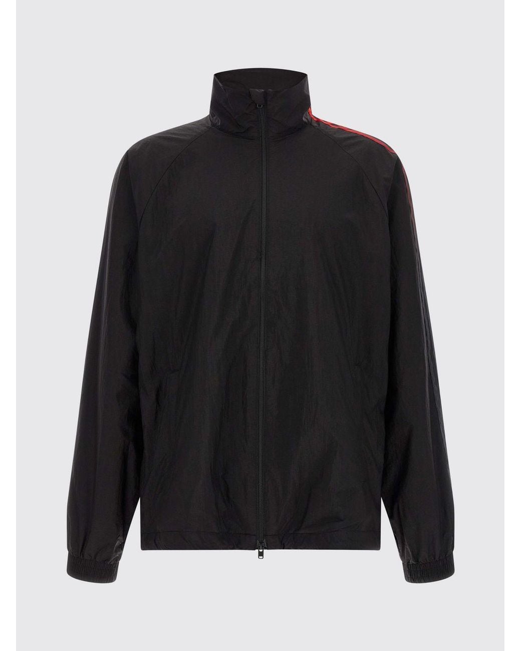 Y-3 Blue Relaxed Fit Technical Fabric Sweatshirt With High Neck And Zip Closure for men