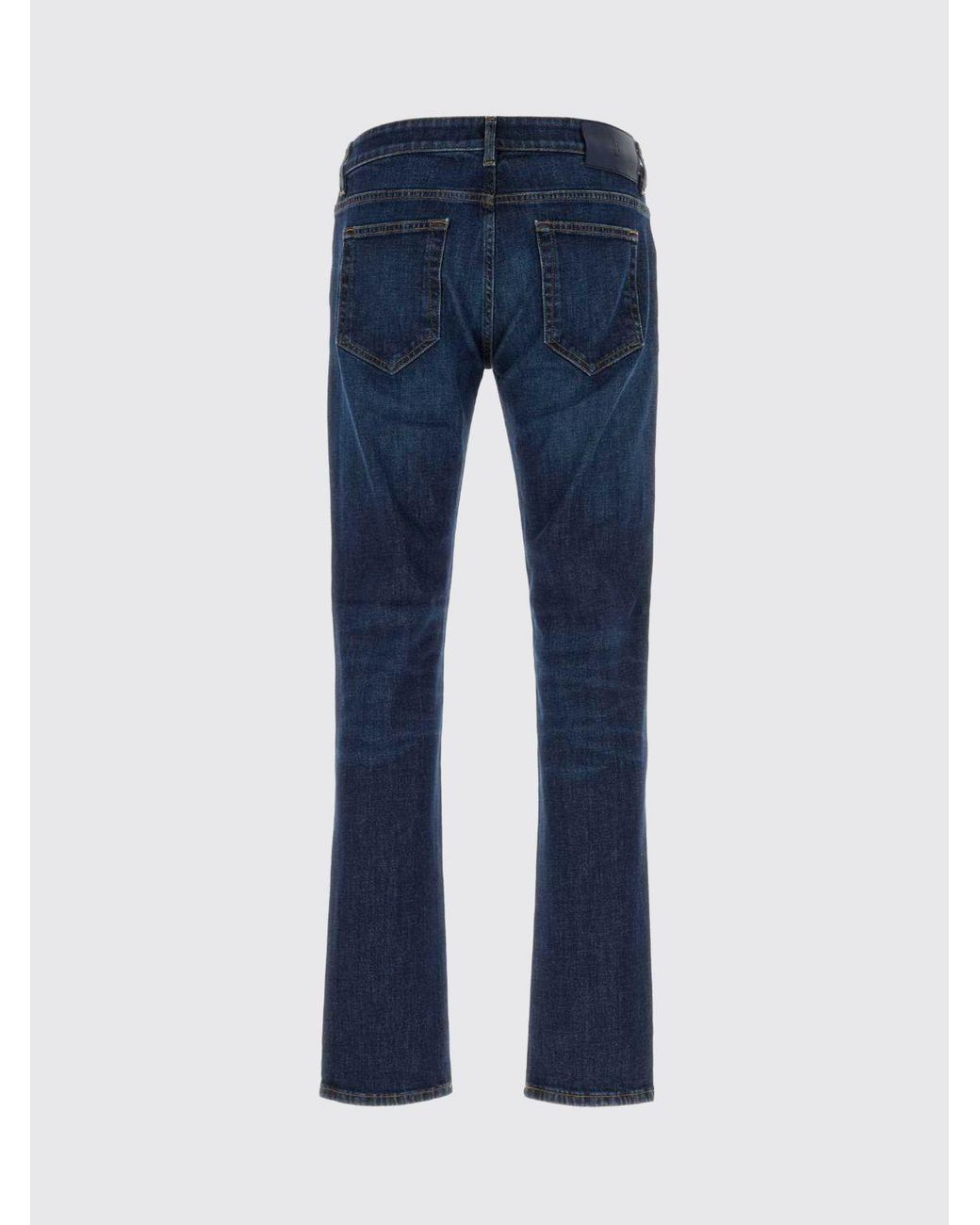 PT Torino Blue Mid-Rise Five-Pocket Skinny Jeans for men