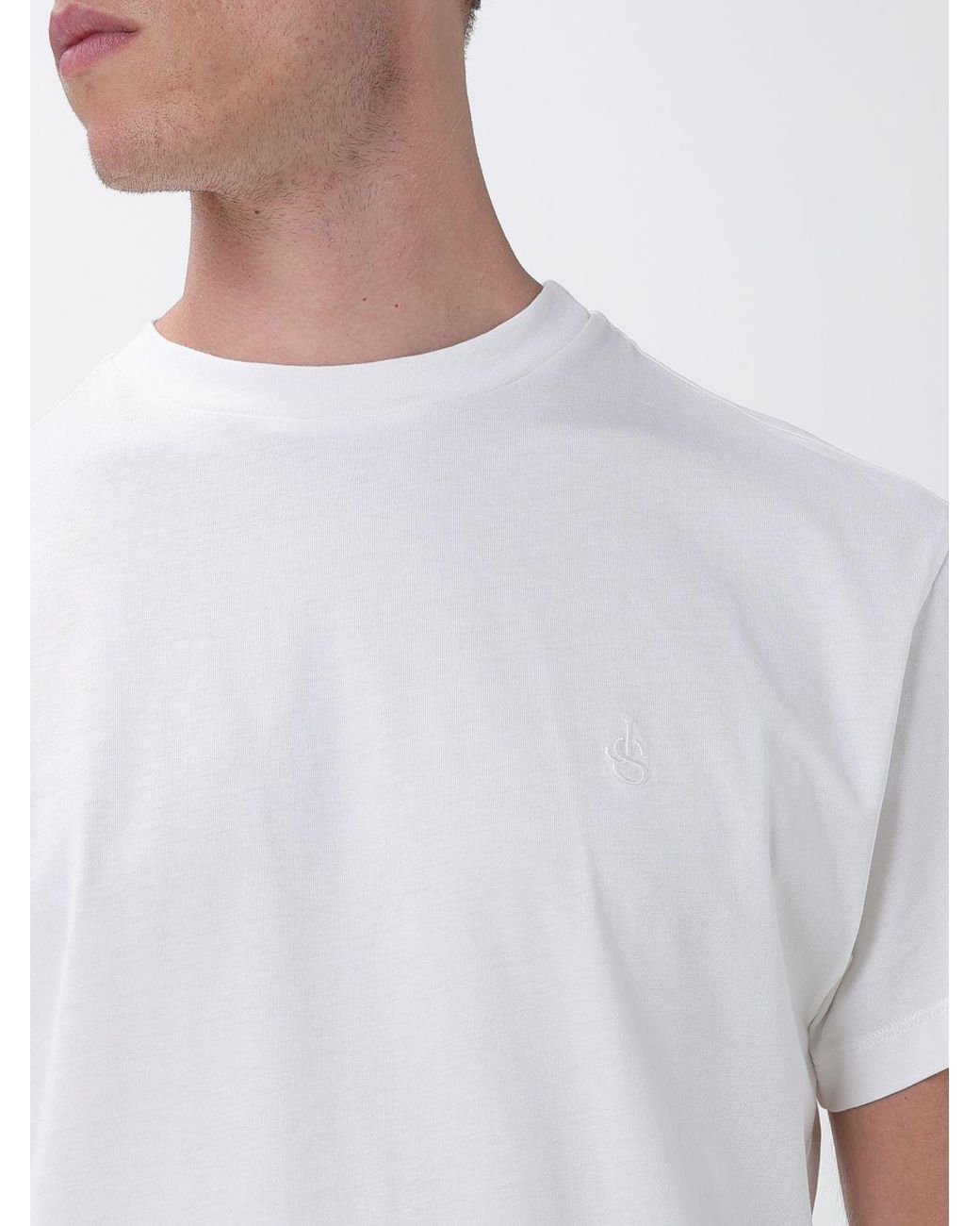 Jil Sander White Set Of Three Pure Cotton Crew Neck T-Shirts for men
