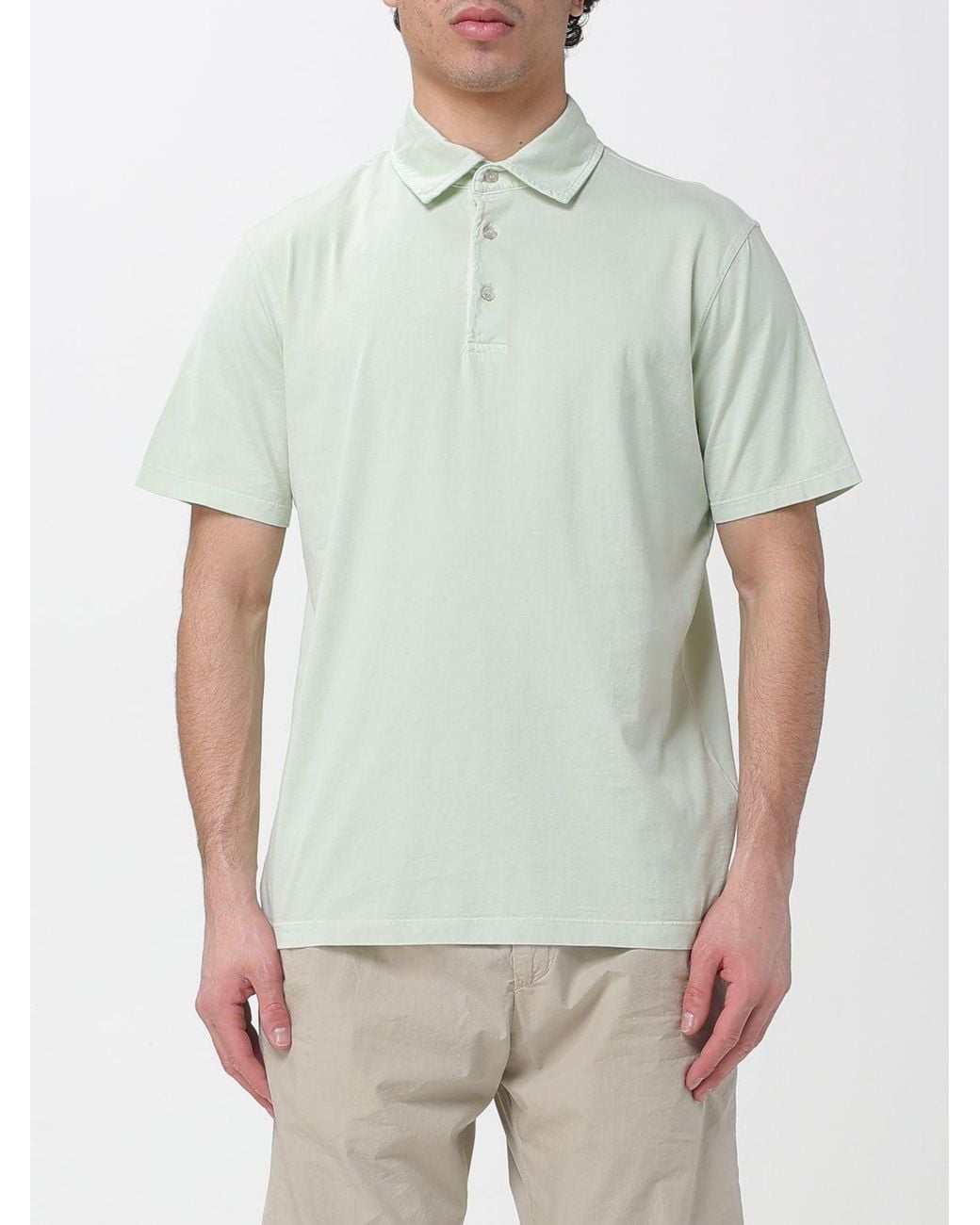Paul & Shark Green Paul &Amp Shark Cotton Polo Shirt for men