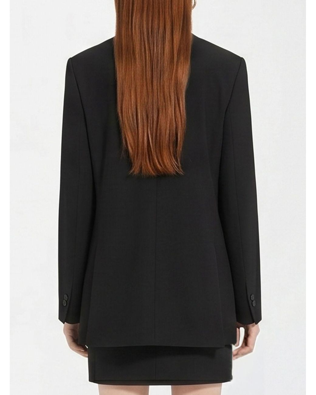 MM6 by Maison Margiela Black Double-Breasted Blazer