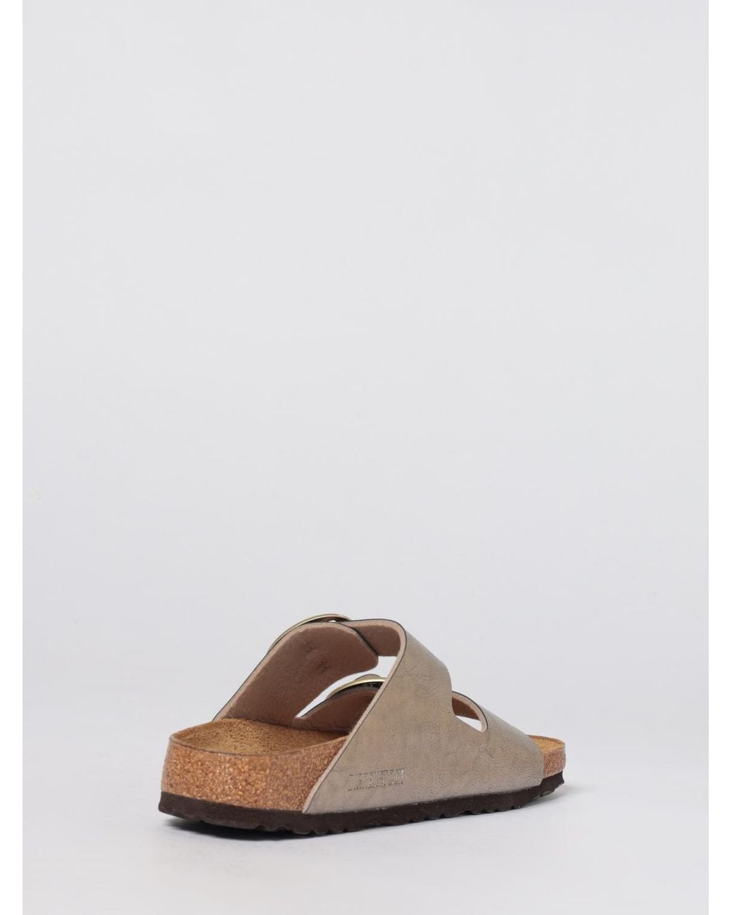 Birkenstock Metallic Arizona Big Buckle Laminated Leather Sandals
