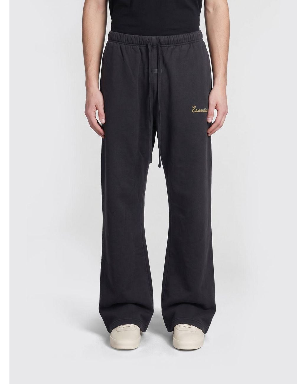 Fear Of God Black Cotton Jogging Pants for men