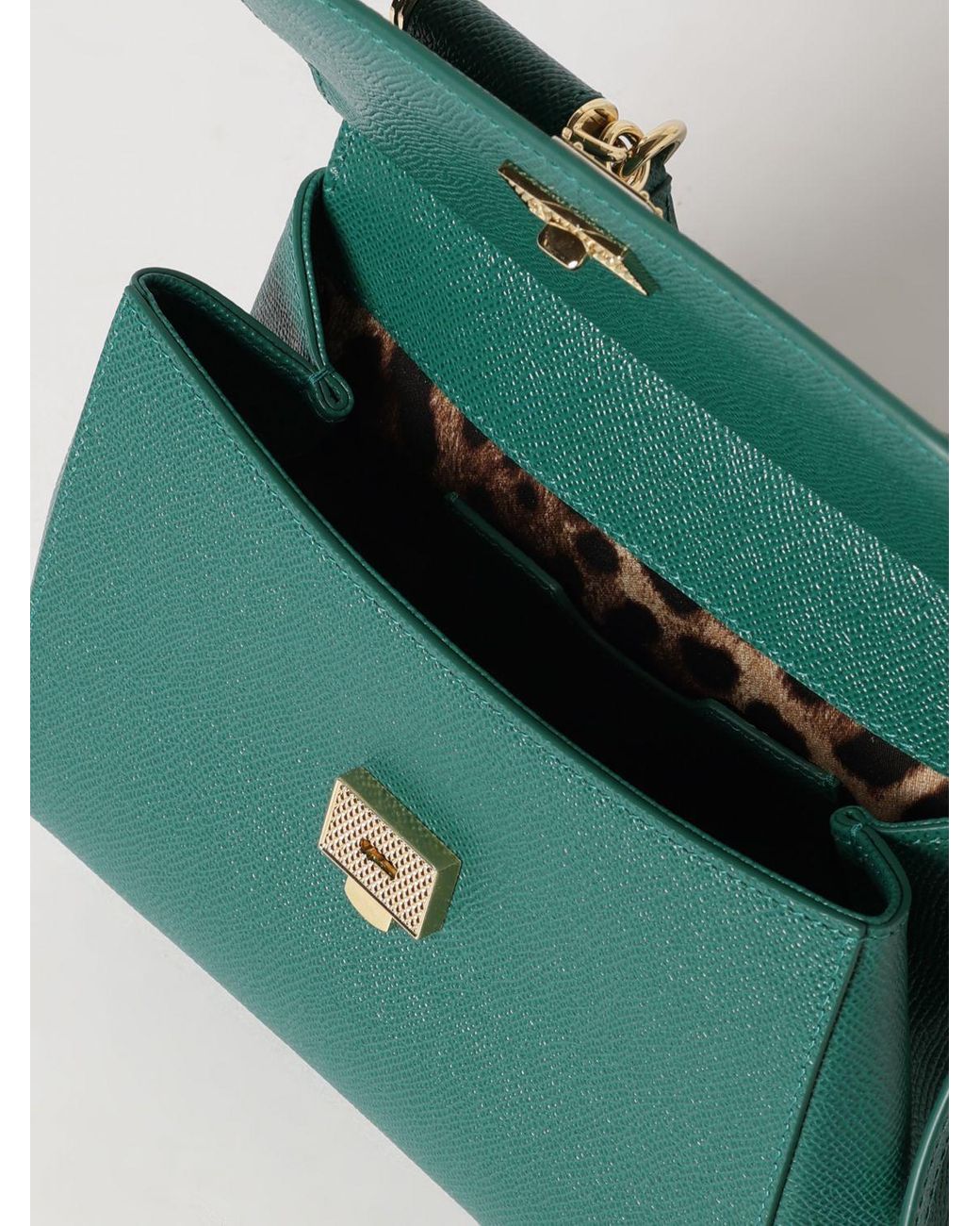 Dolce & Gabbana Green Dolce &Amp Gabbana Sicily Mini Handbag