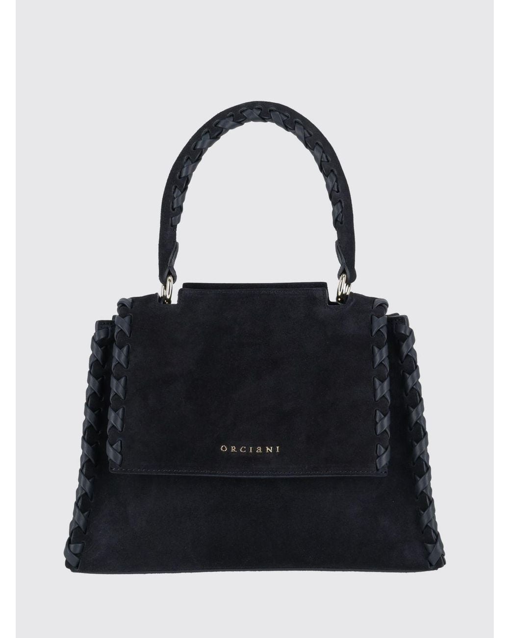 Orciani Black Shoulder Bag