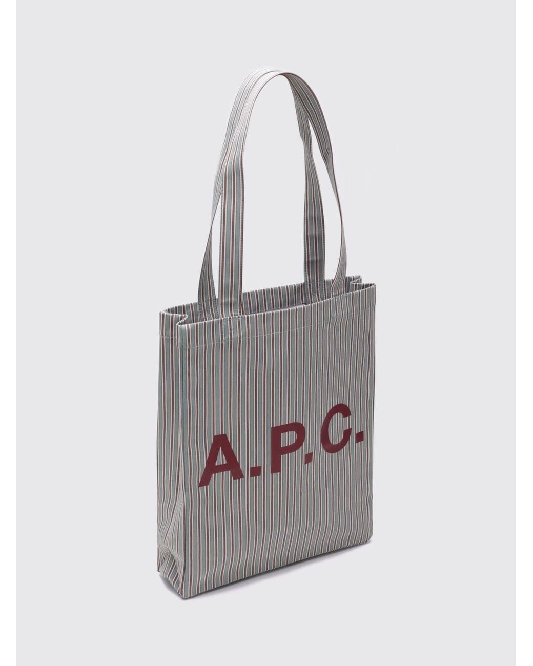 A.P.C. White Tote Bag