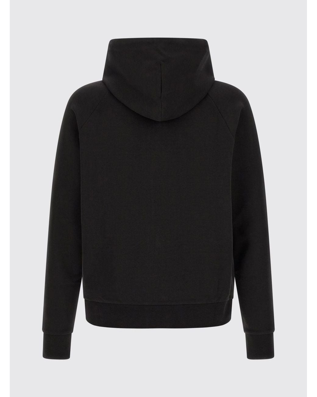 Boss Black Tonal Logo Zip-Up Cotton Hoodie for men