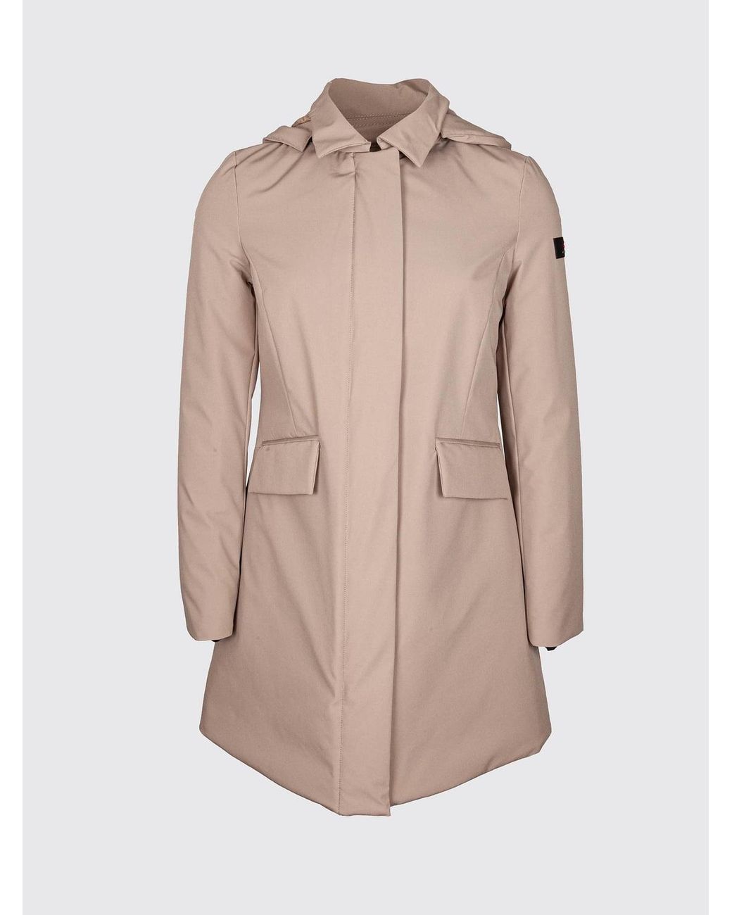 Peuterey Natural Telia Slim Fit Water-Repellent Hooded Windbreaker Jacket