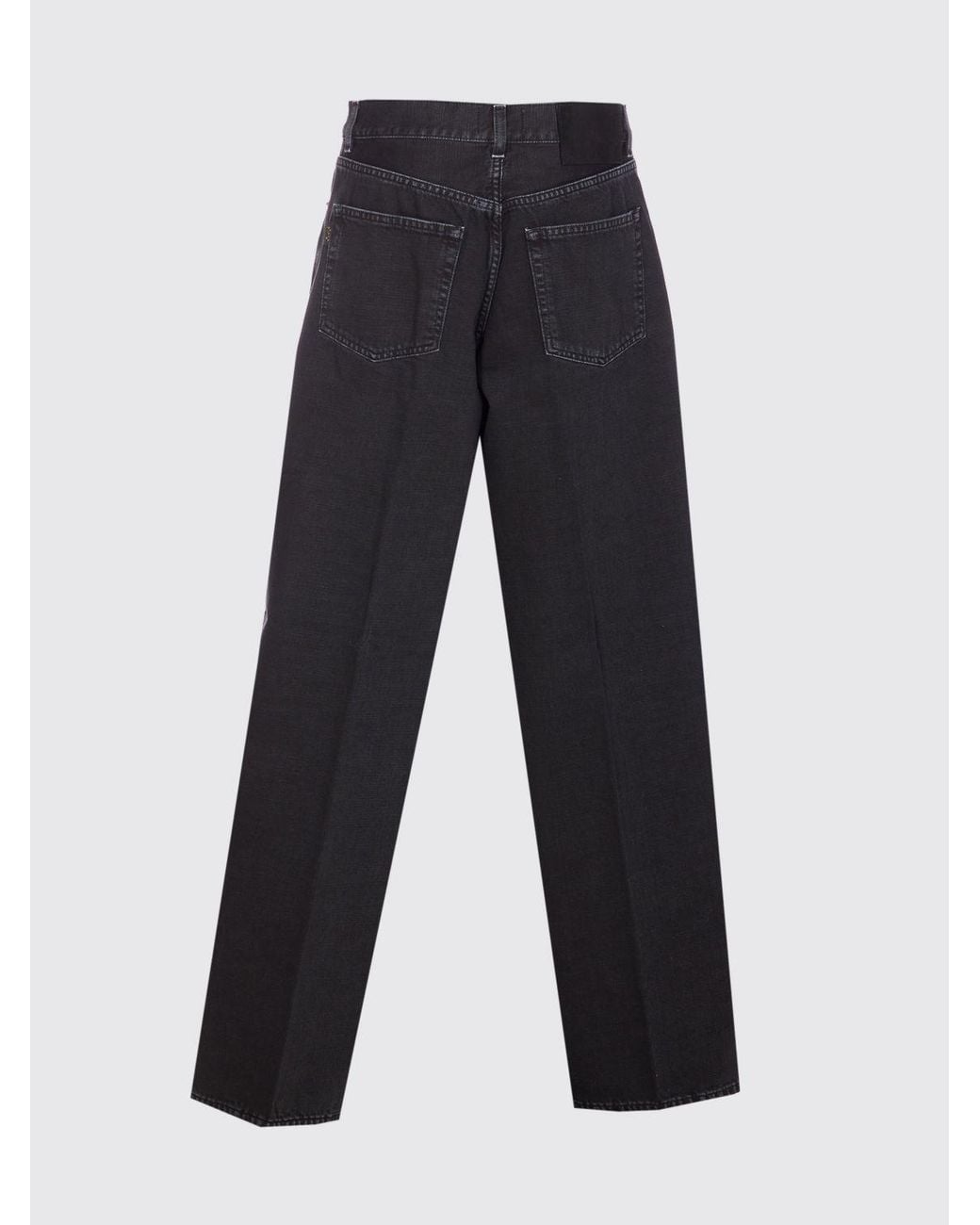 Haikure Black Straight Leg Denim Jeans