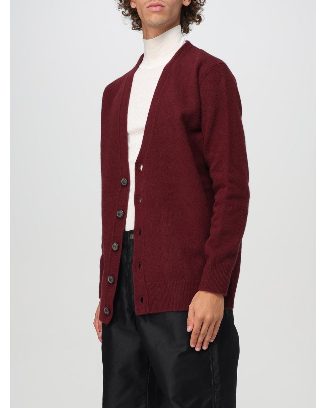 Maison Margiela Red Cardigan for men