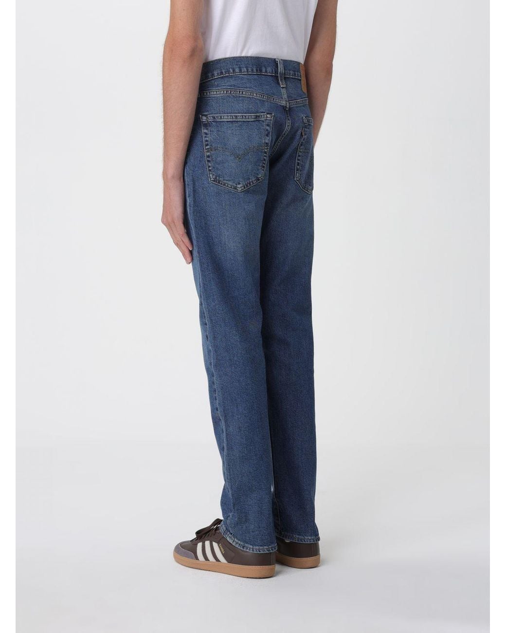 Levi's Blue 502 Cotton Blend Jeans for men
