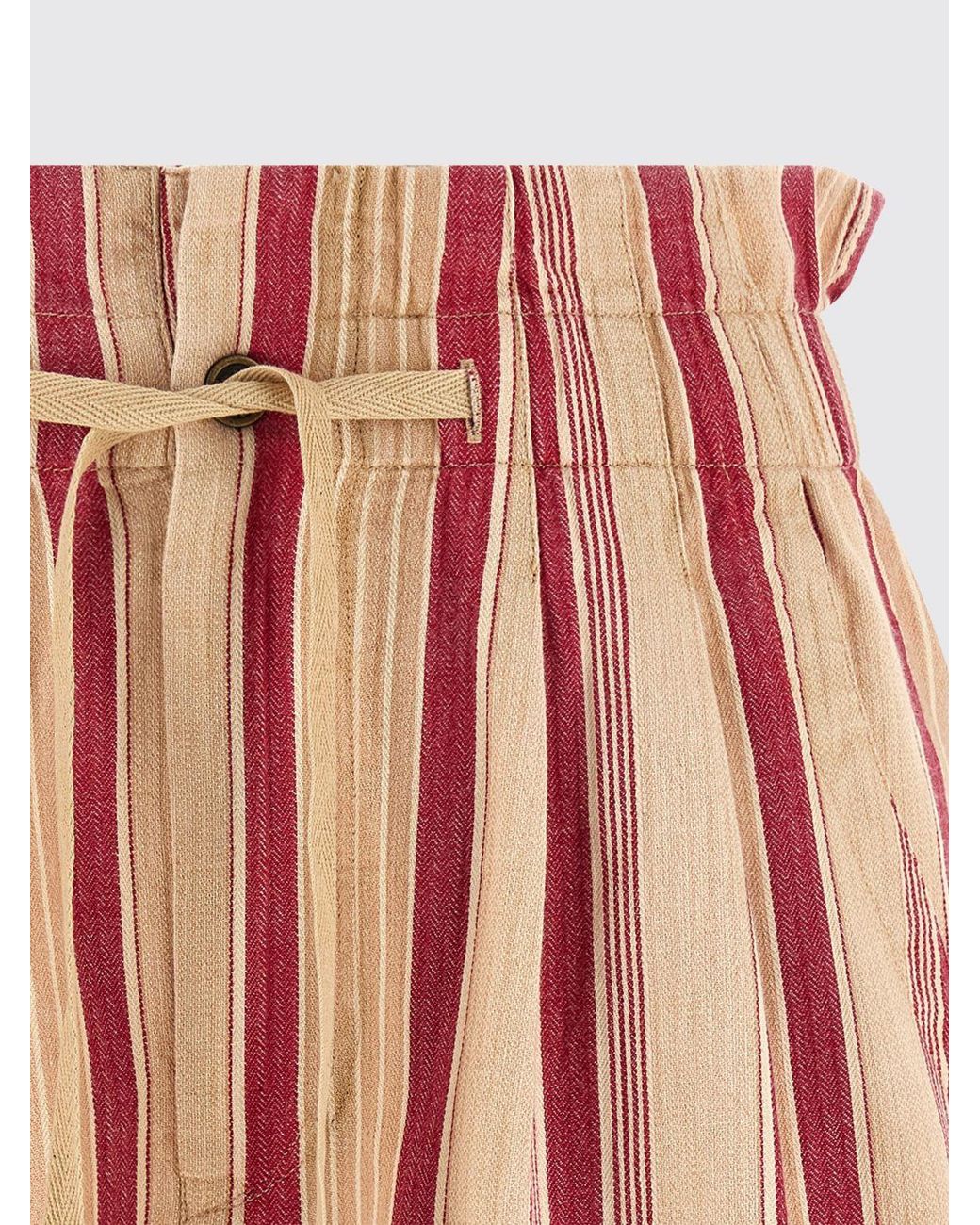 Isabel Marant Multicolor Striped Cotton Shorts