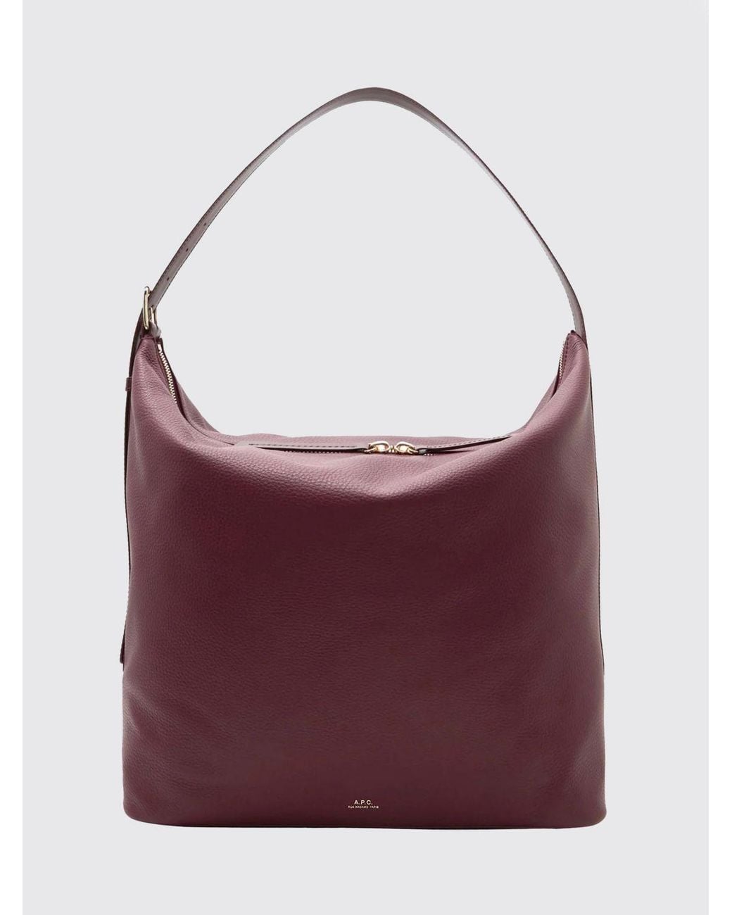 A.P.C. Purple Shoulder Bag