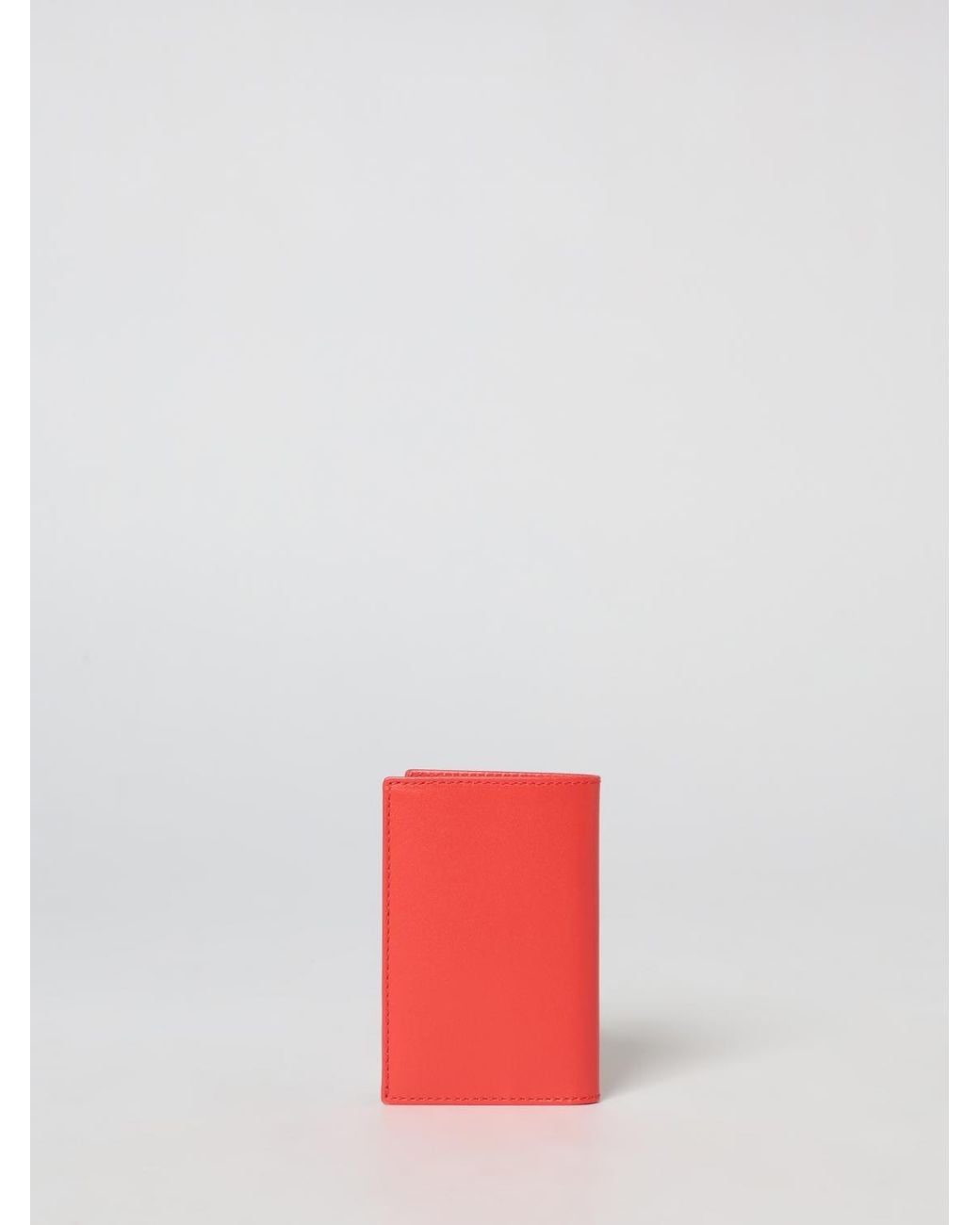 Comme des Garçons Red Leather Wallet for men