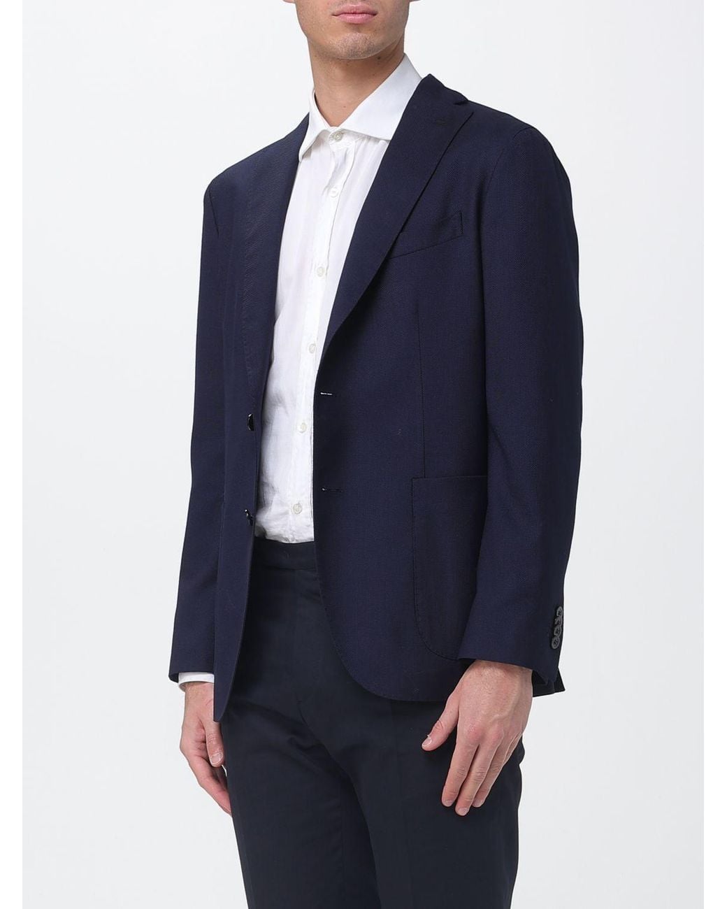 Boglioli Blue Jacket for men