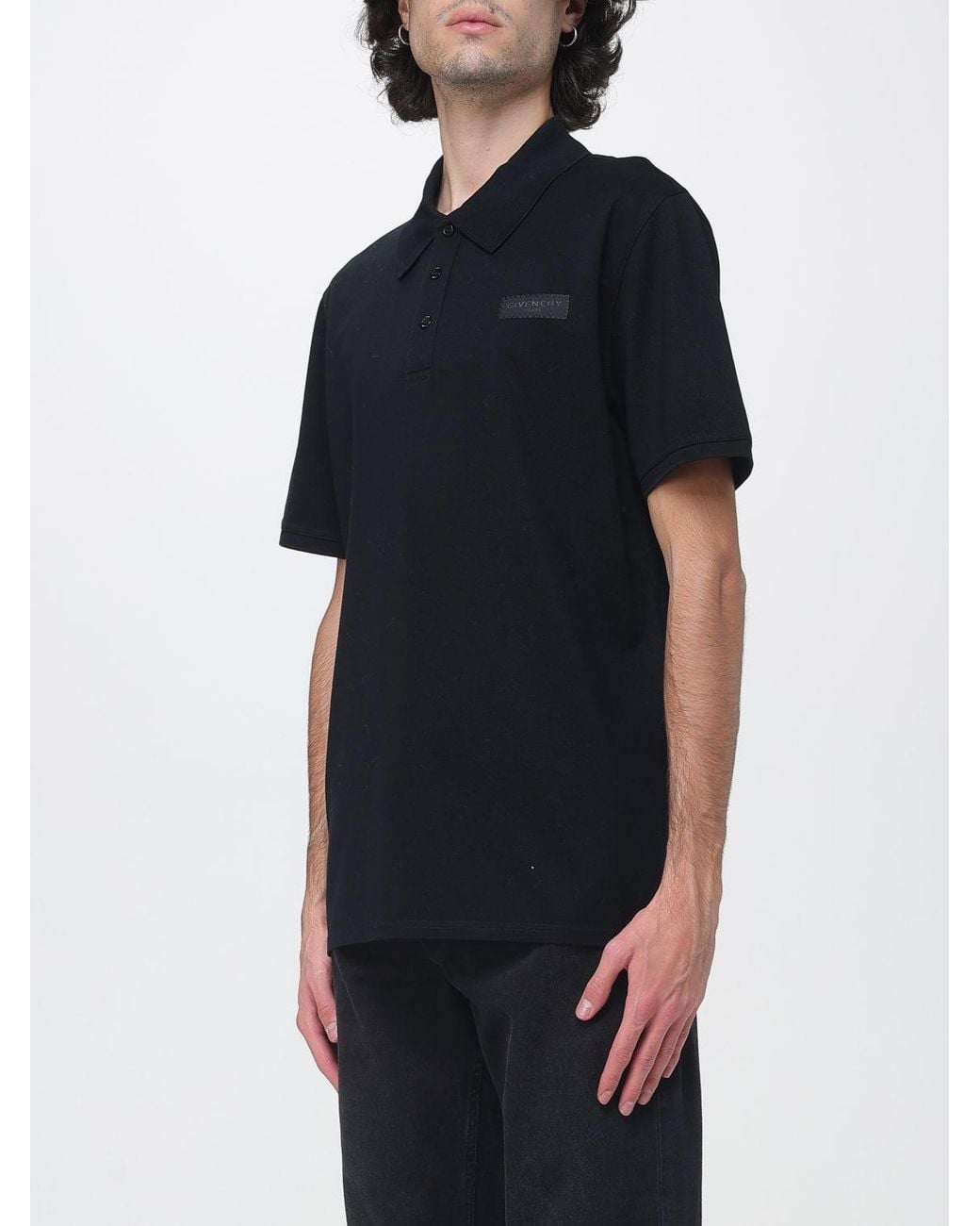 Givenchy Black Polo Shirt for men