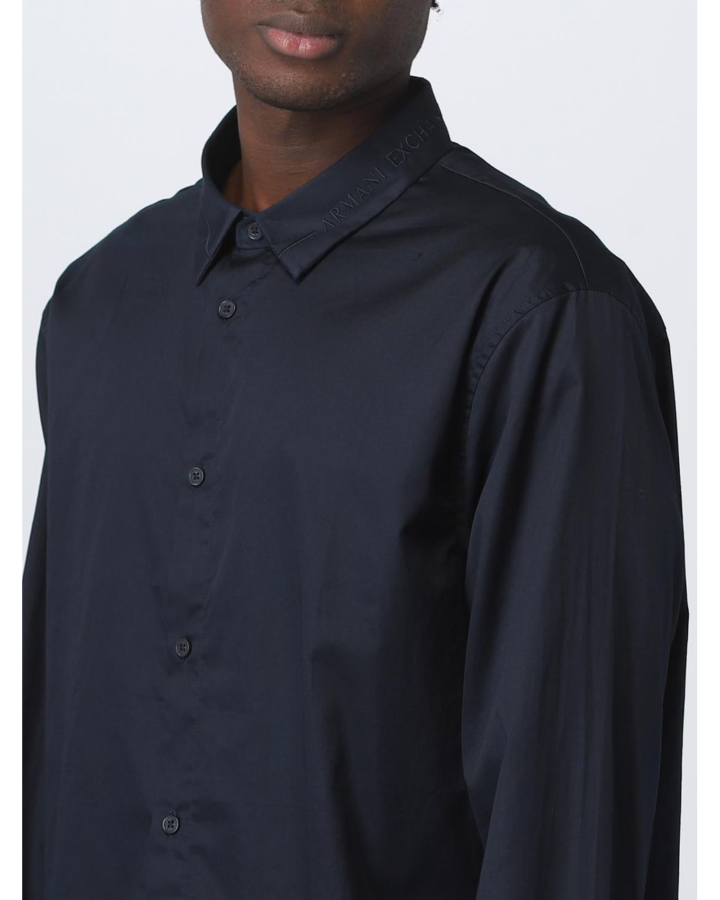ARMANI EXCHANGE Blue Shirt for men