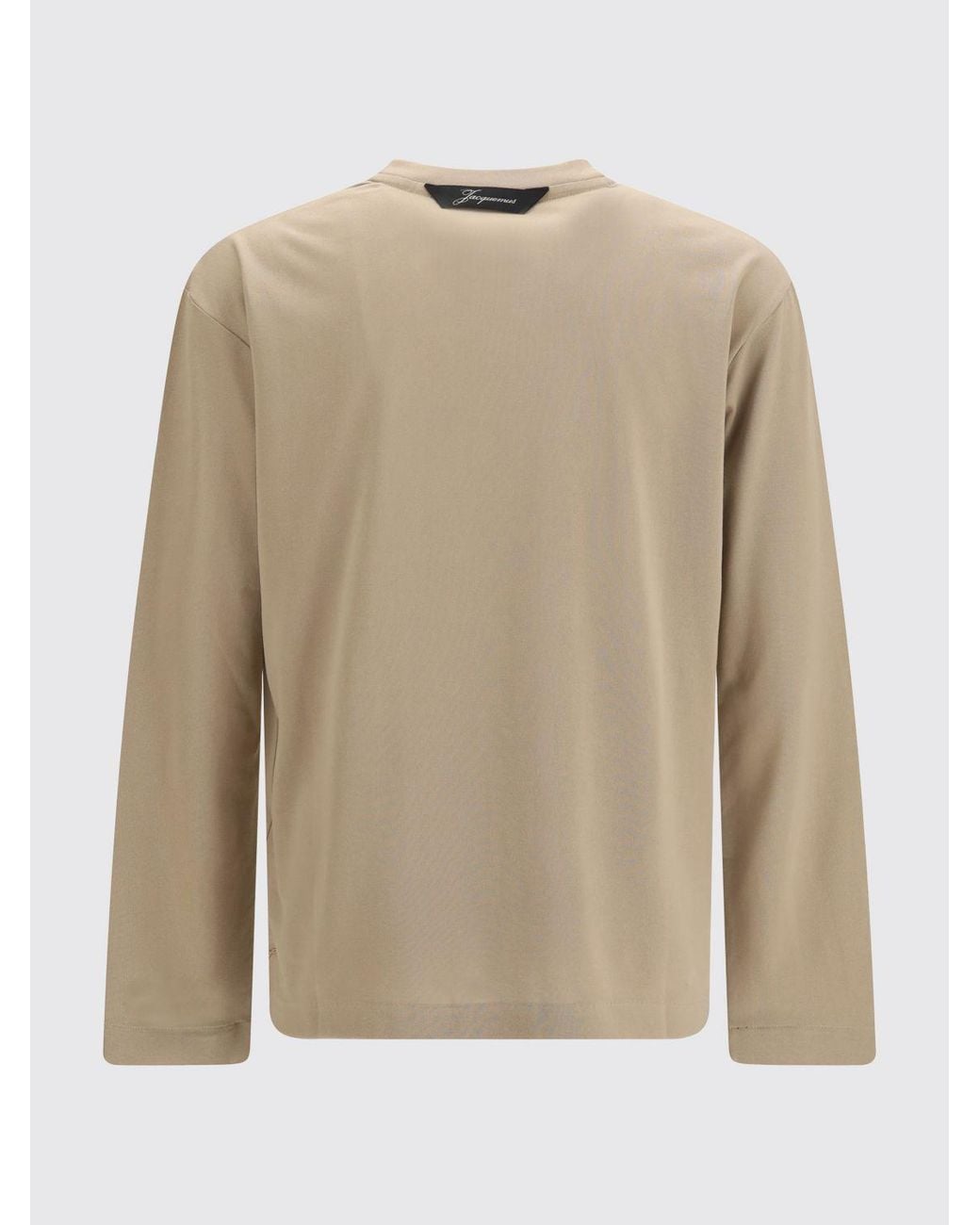Jacquemus Natural Long-Sleeved T-Shirt for men
