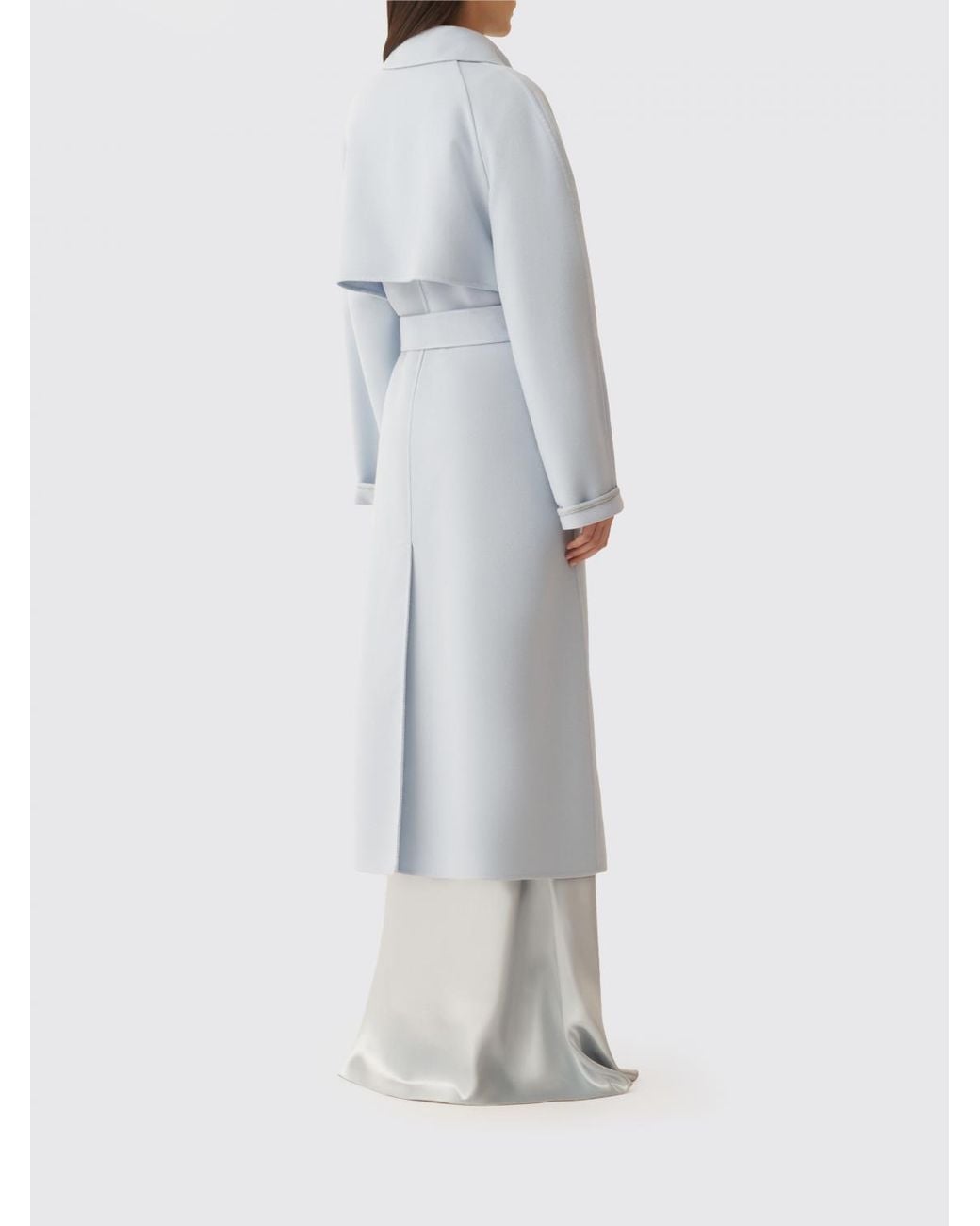 Fabiana Filippi Gray Virgin Wool Coat