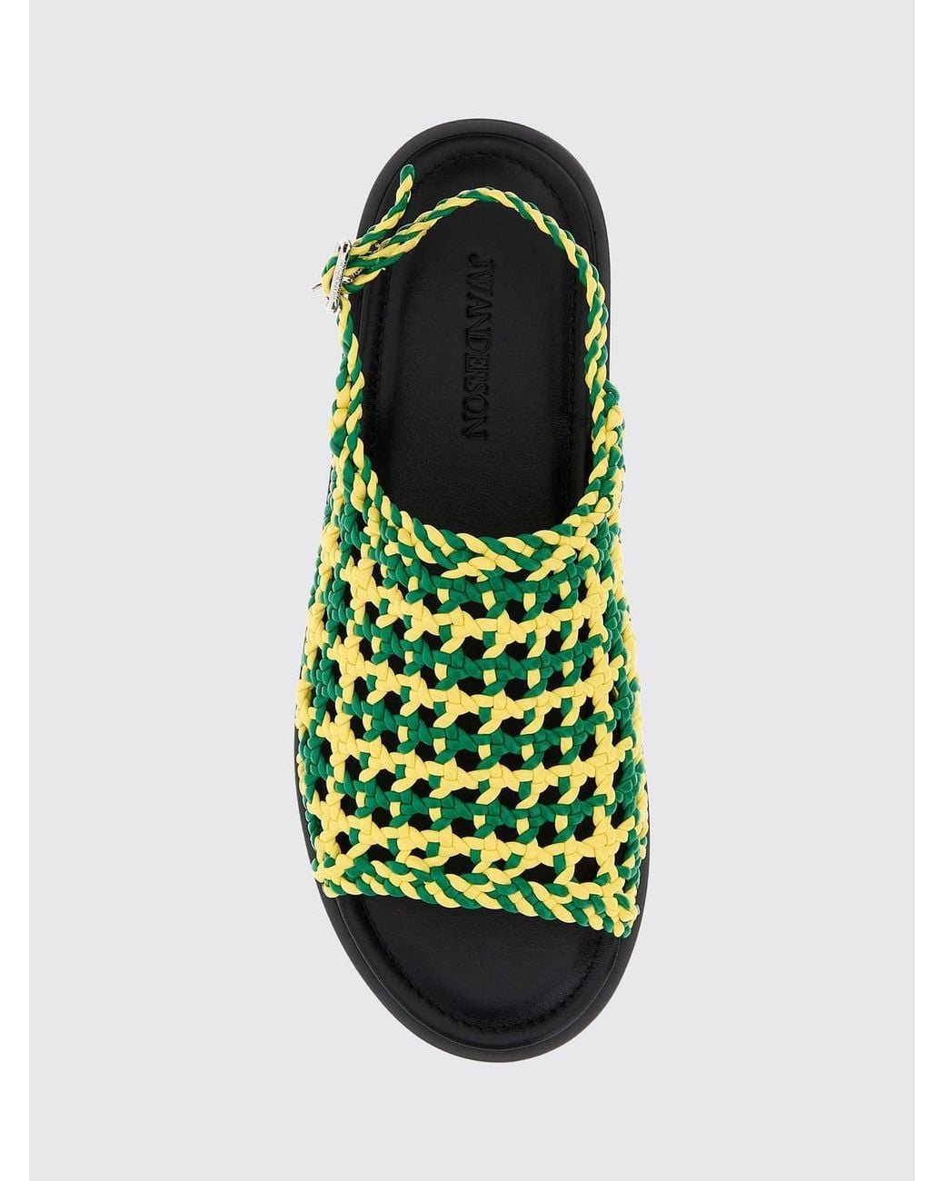 J.W. Anderson Green Heeled Sandal