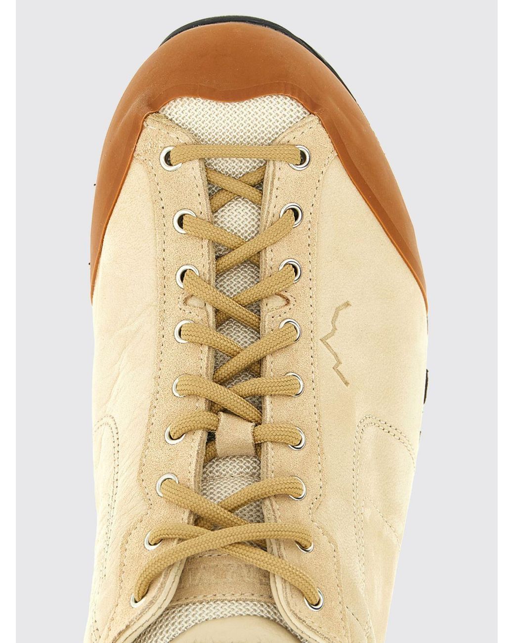 Diemme Natural Movida '92 Bicolor Nubuck Sneakers With Vibram Sole for men
