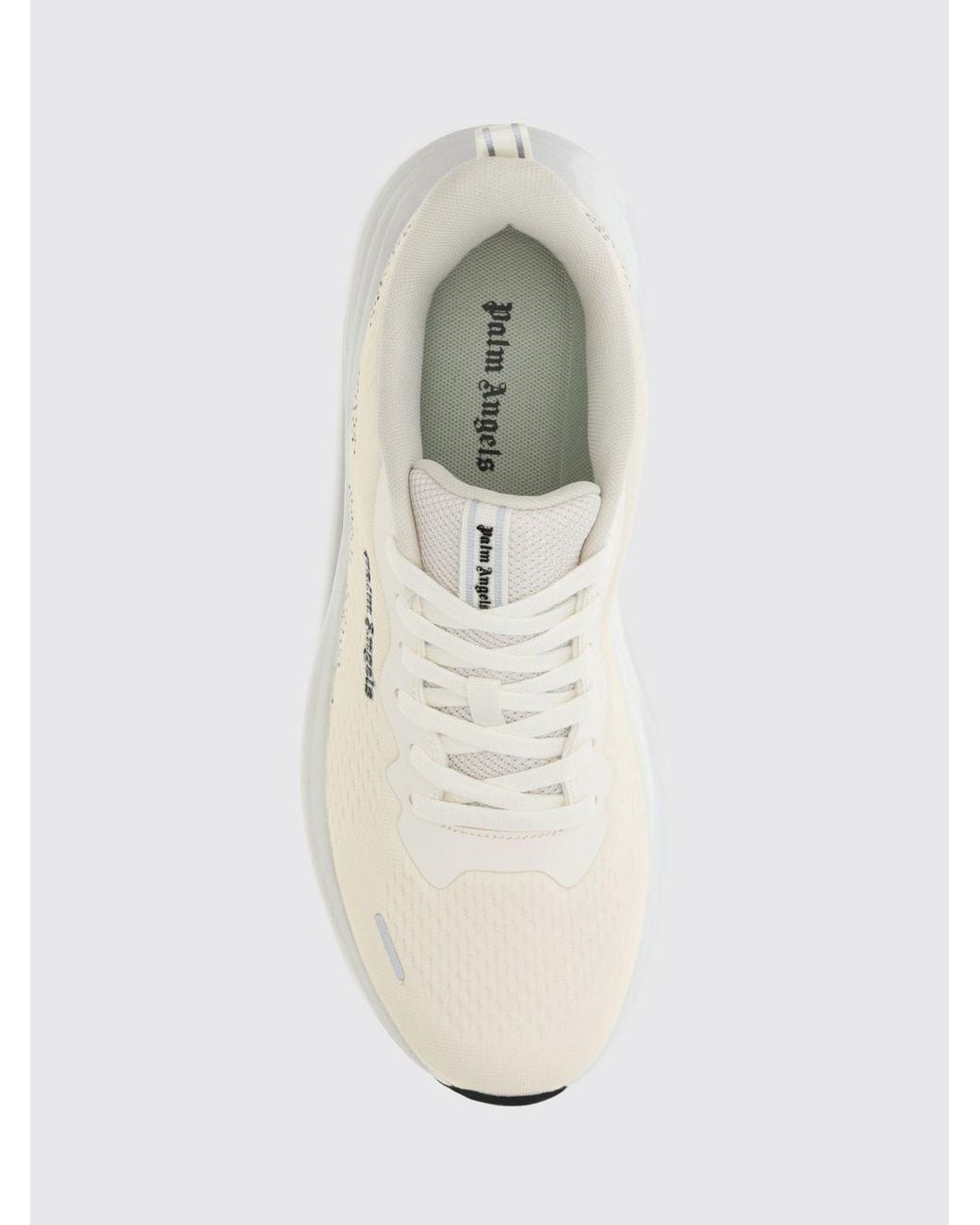 Palm Angels Natural Sunset Low Top Mesh Sneakers With Cushioned Sole for men