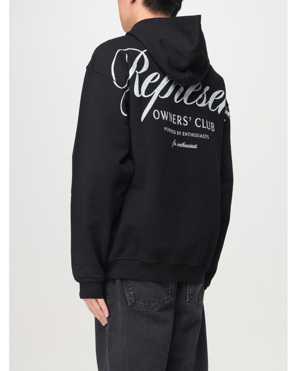 Sudadera Con Capucha Con Estampado De Logo Represent de hombre de color Blue