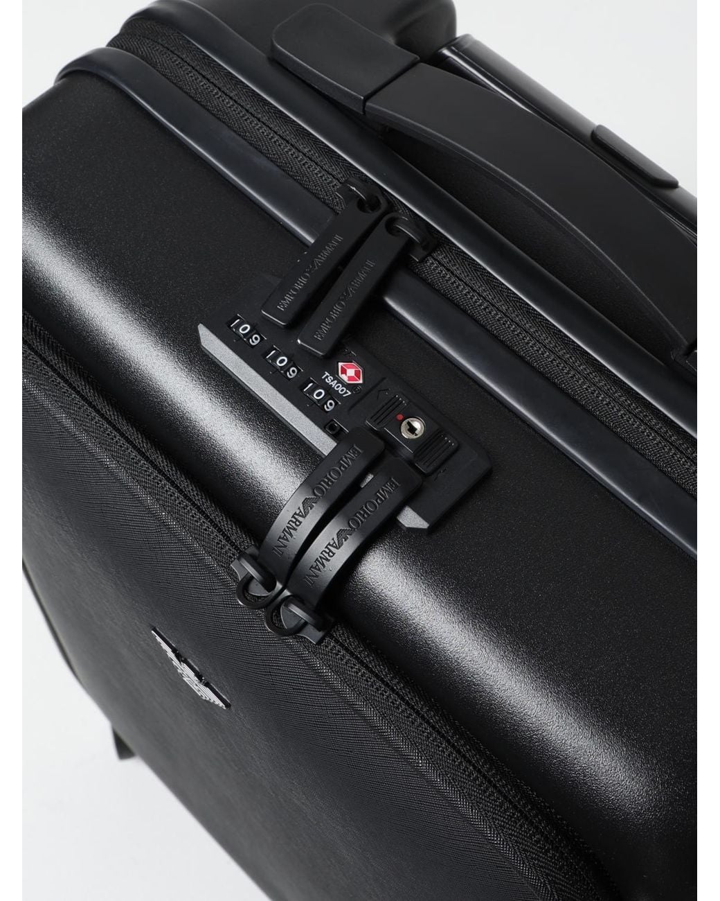 Emporio Armani Black Travel Bag for men